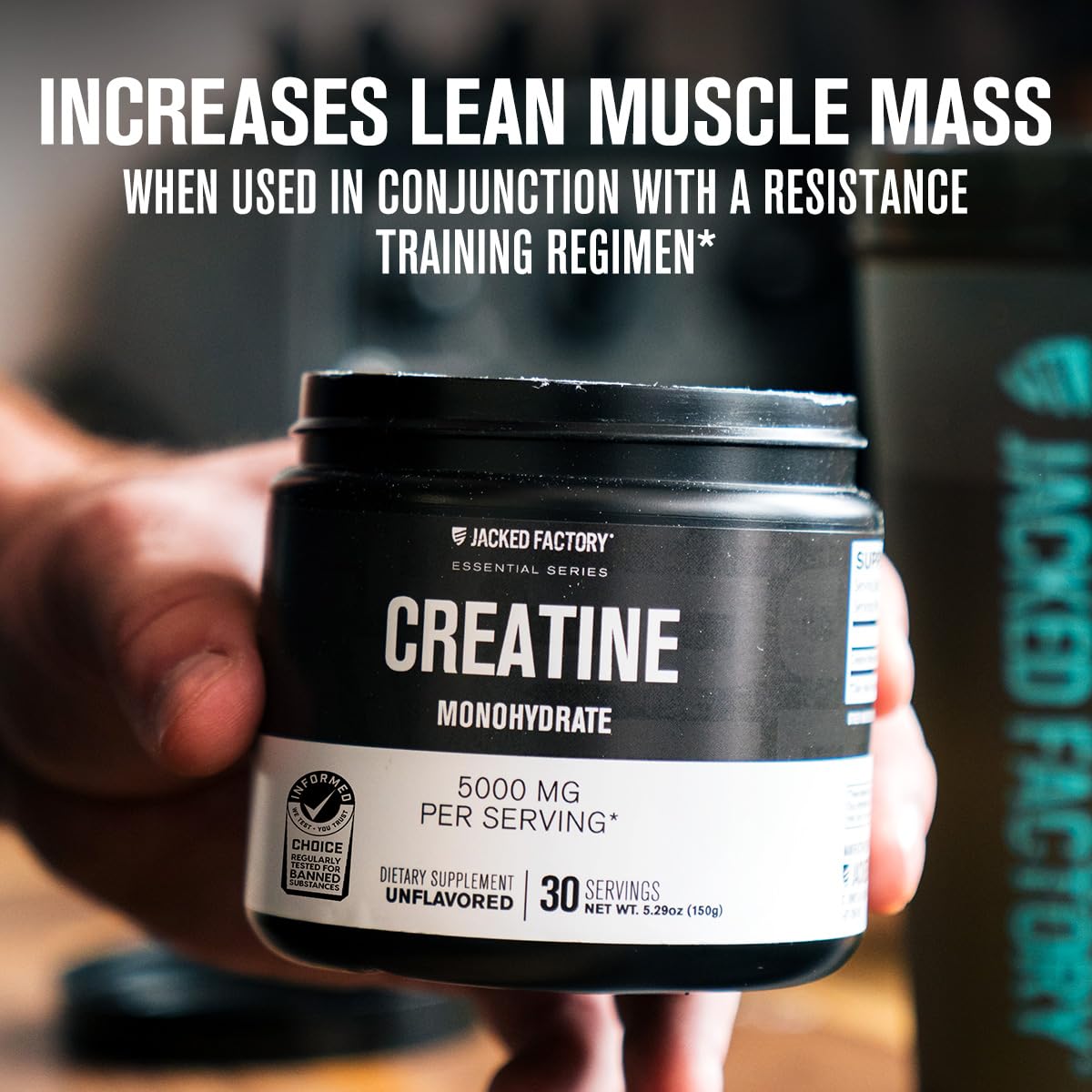 Jacked Factory Creatine Monohydrate Powder 30 Servings