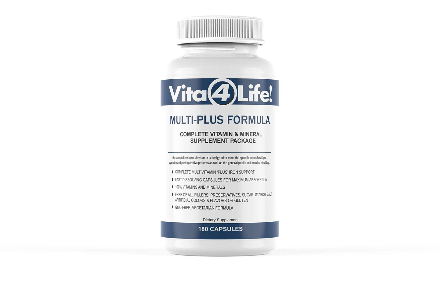 Vita4Life Bariatric Multivitamins Multi-Plus Formula Capsule, 180 Capsules