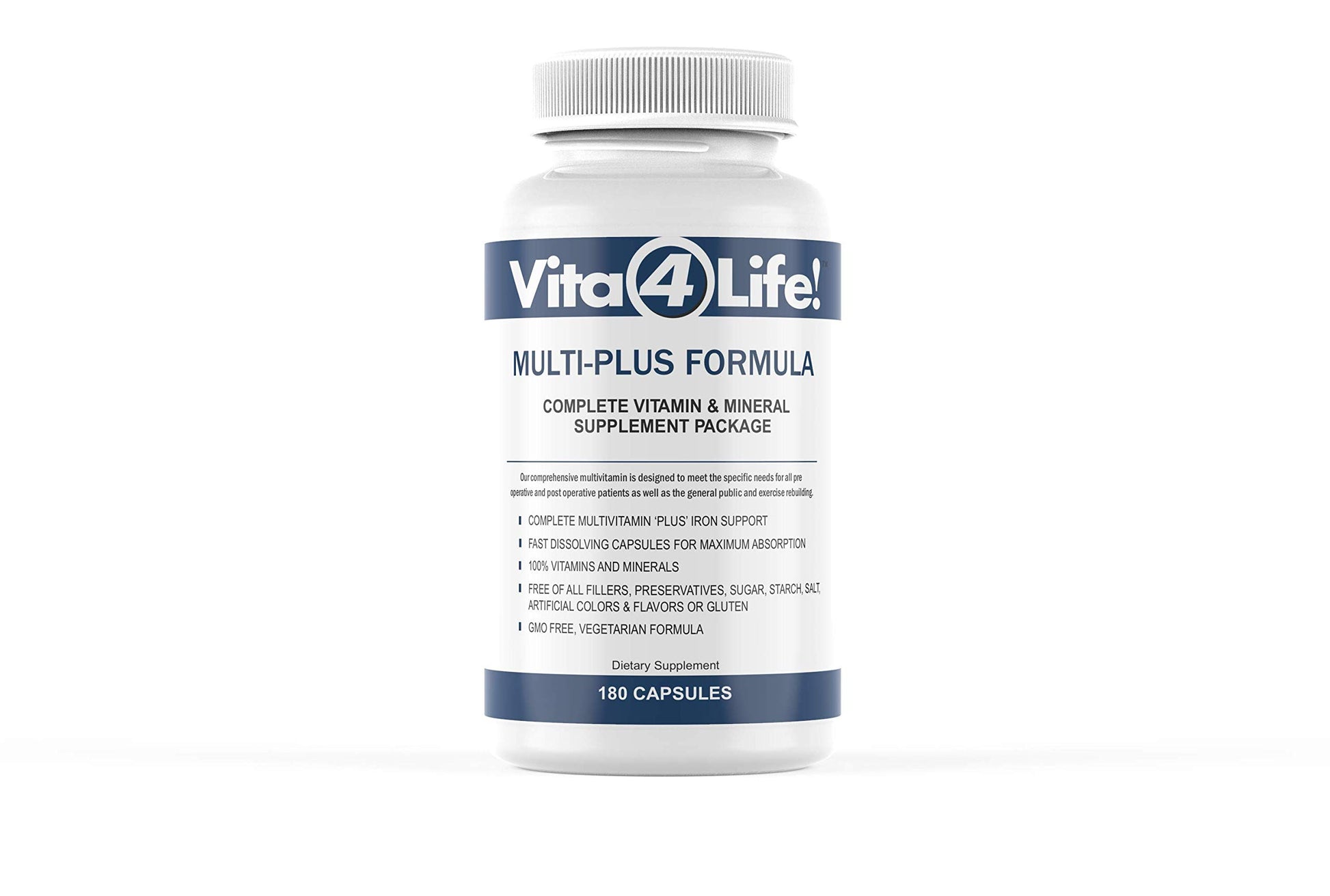 Vita4Life Bariatric Multivitamins Multi-Plus Formula Capsule, 180 Capsules