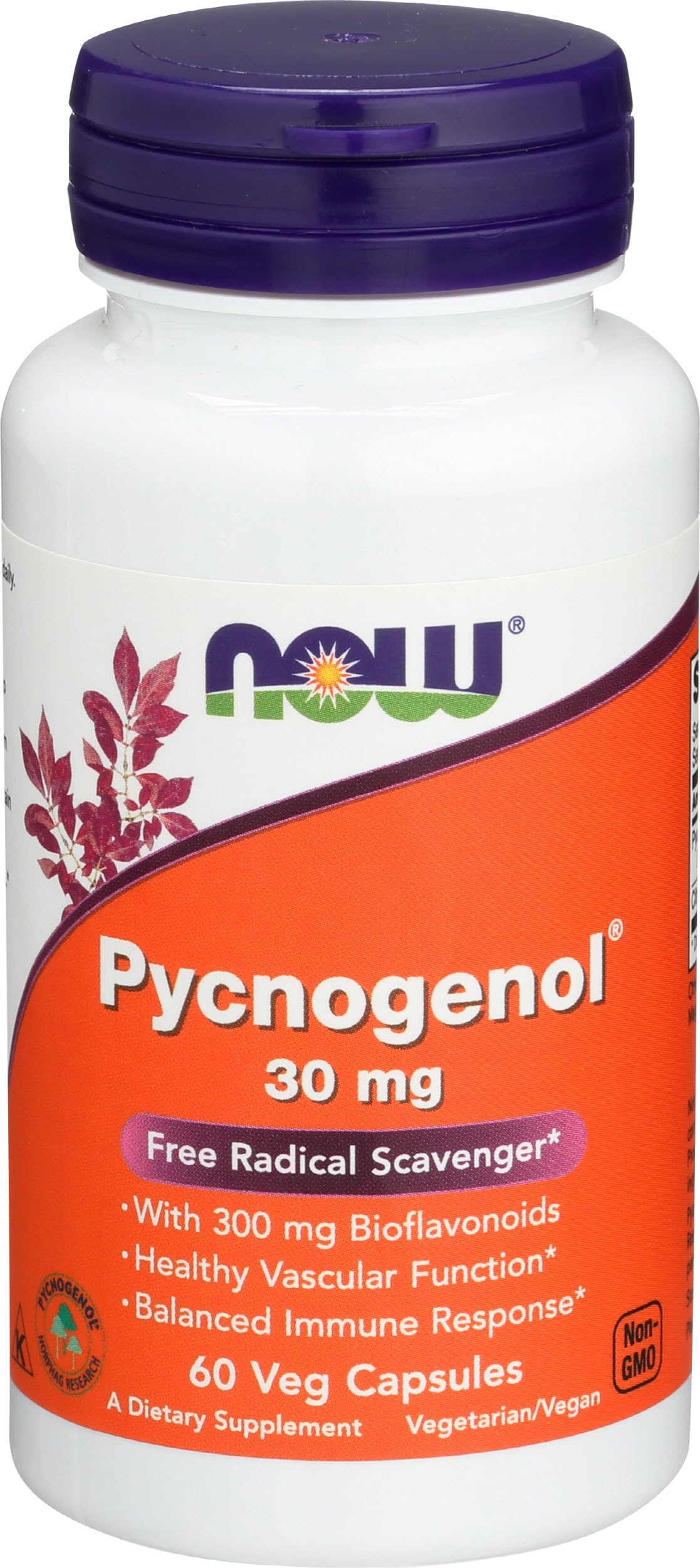 NOW Foods Pycnogenol 30mg Capsule, 60 Capsules