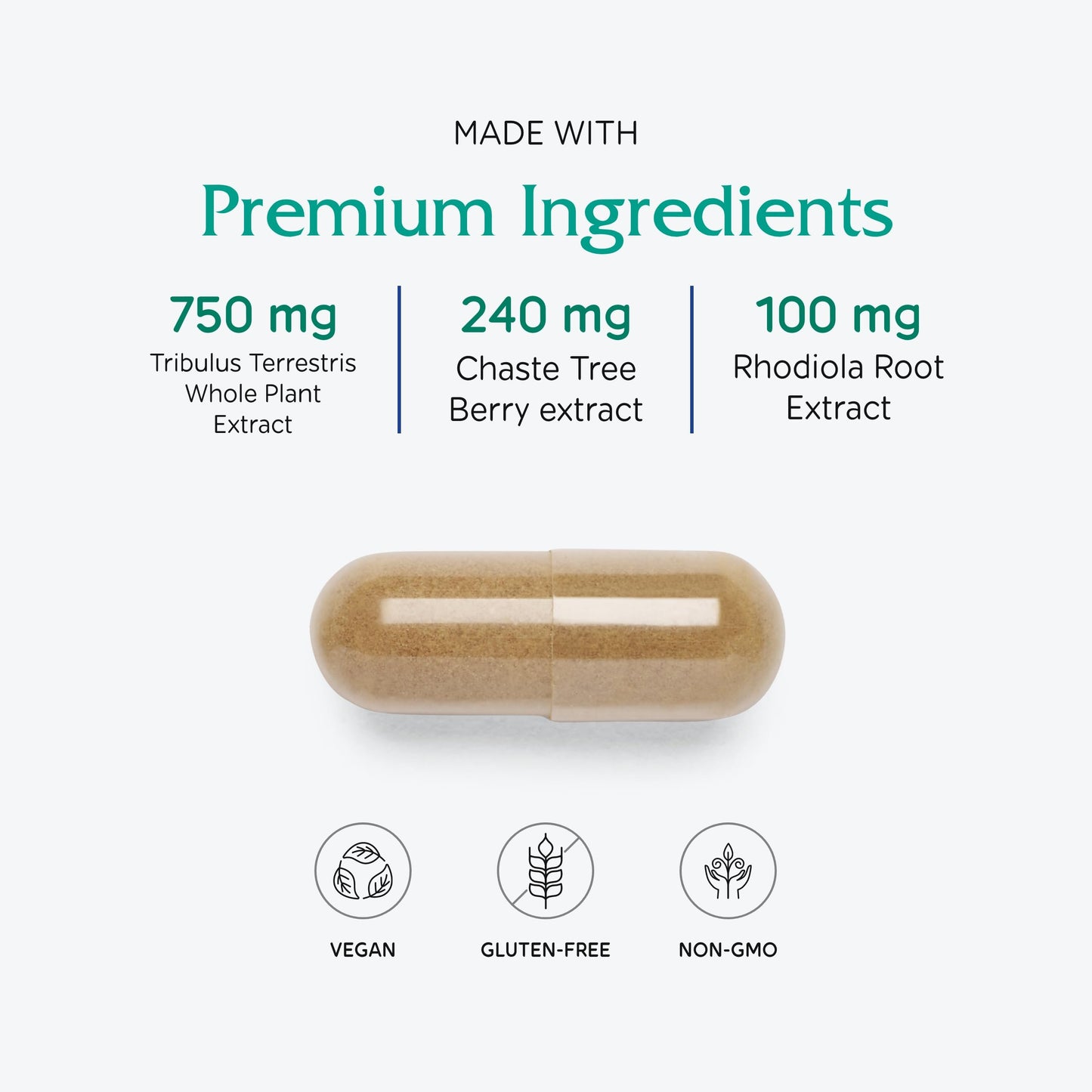 Vitanica Pregnancy Prep Reproductive System Support Vegan 120 Capsules