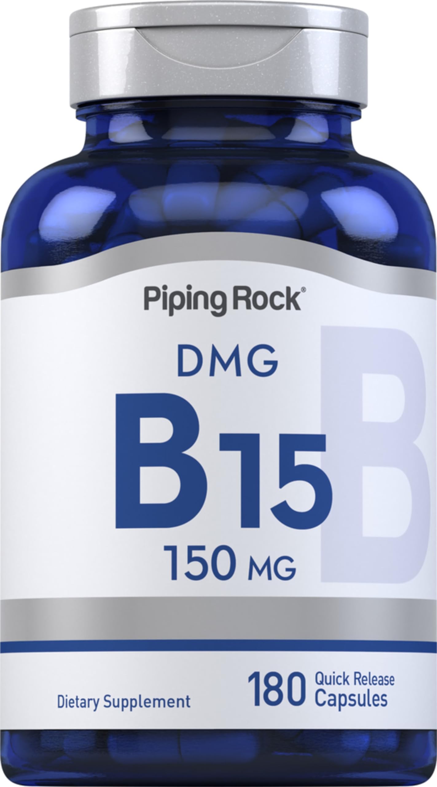Piping Rock DMG Supplement B15 Capsule, 180 Capsules