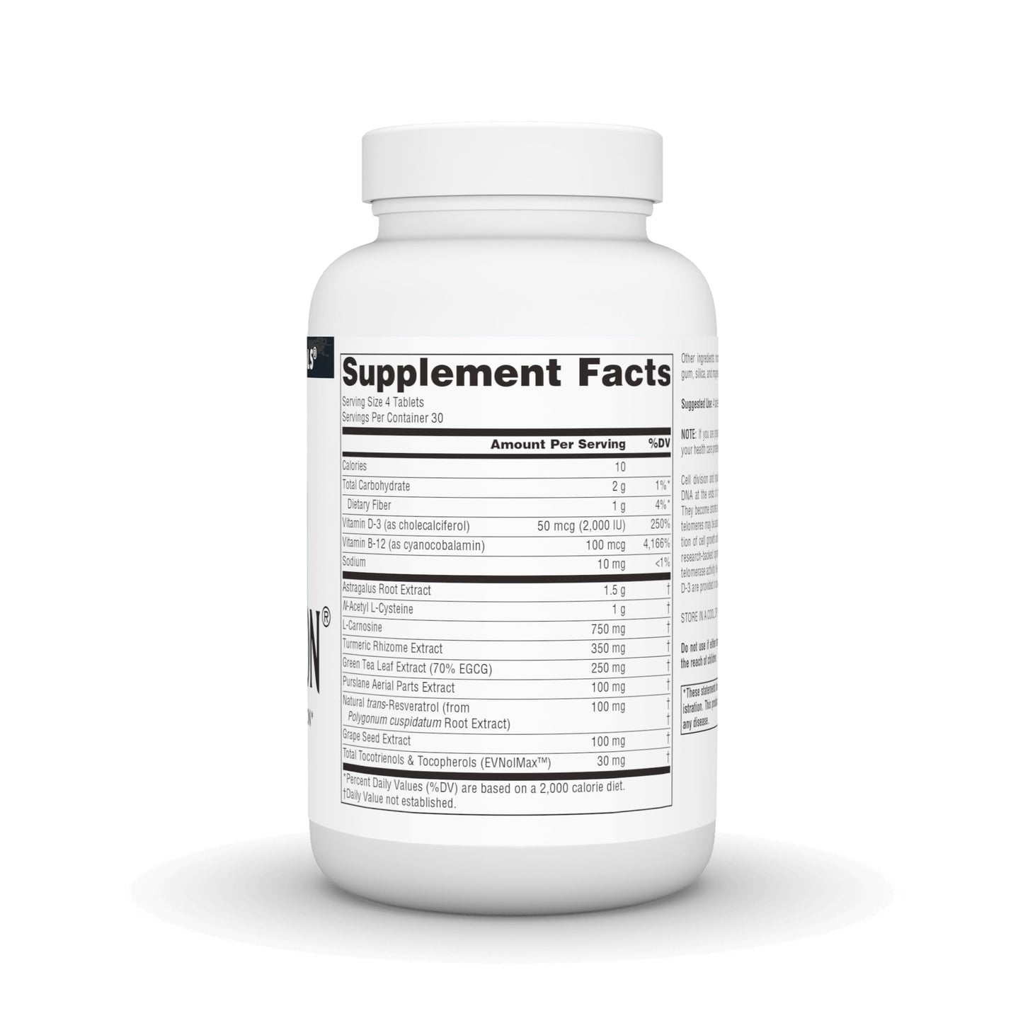 Source Naturals Telomeron 120 Tablets