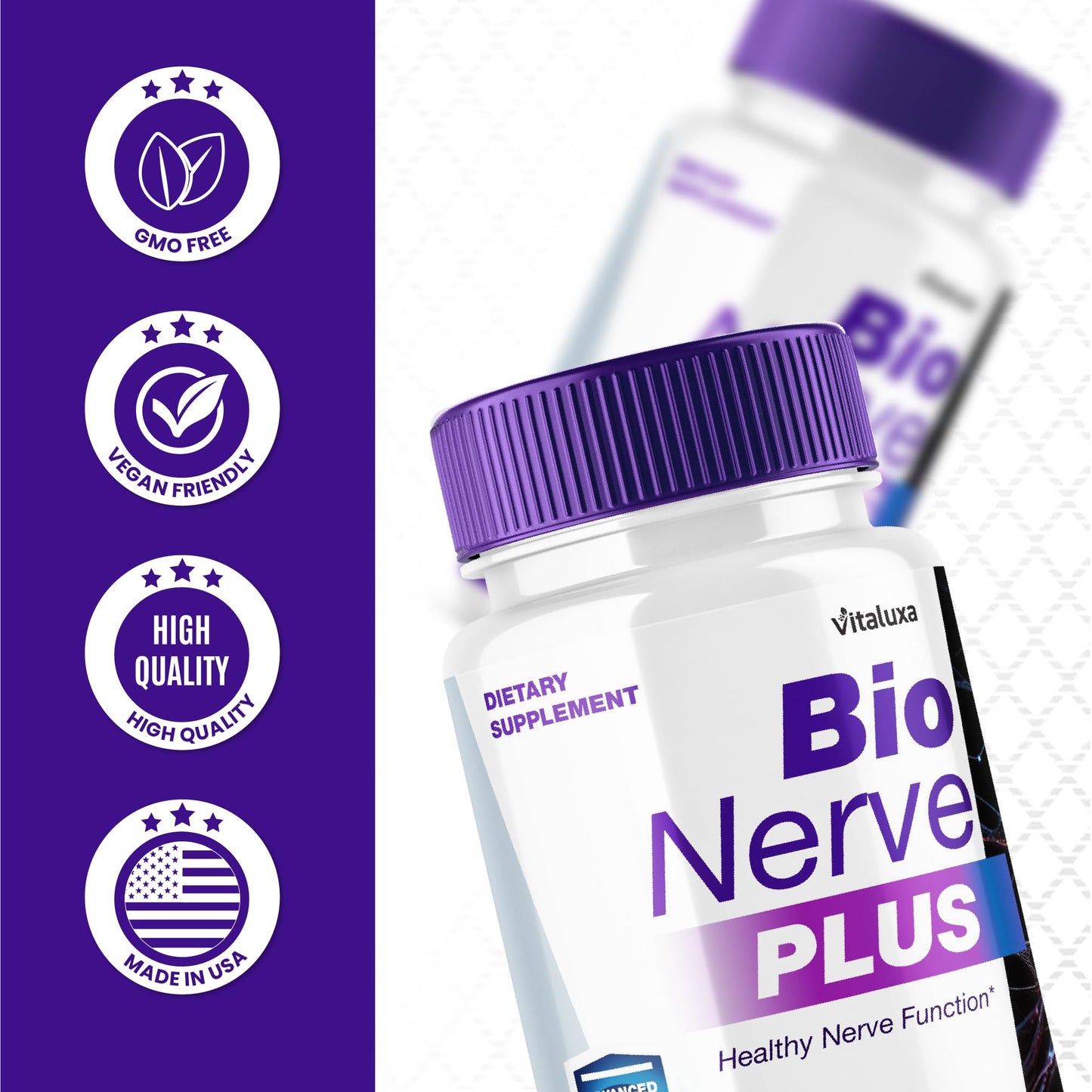 Vitaluxa Bio Nerve Plus Capsules 300 Capsules