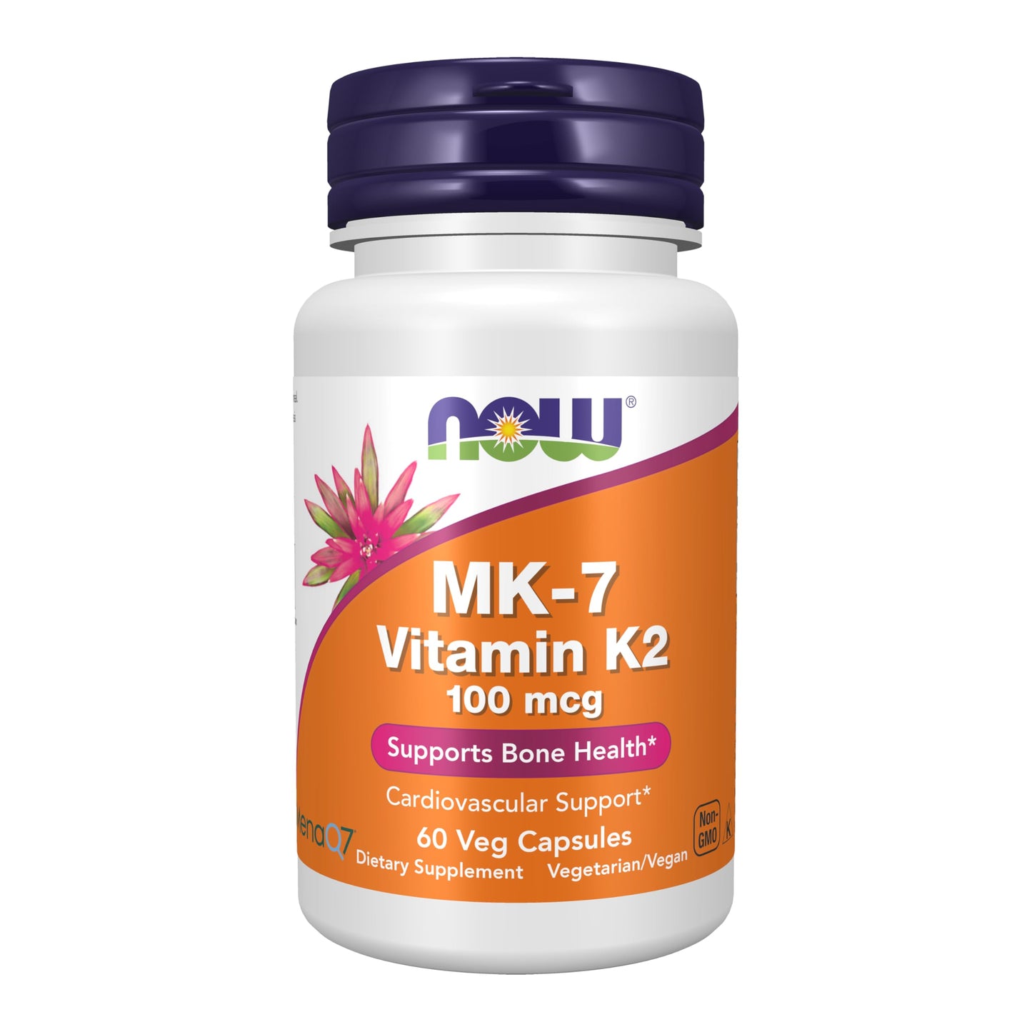 NOW Foods MK-7 Vitamin K-2 100 mcg Capsule 60 Capsules