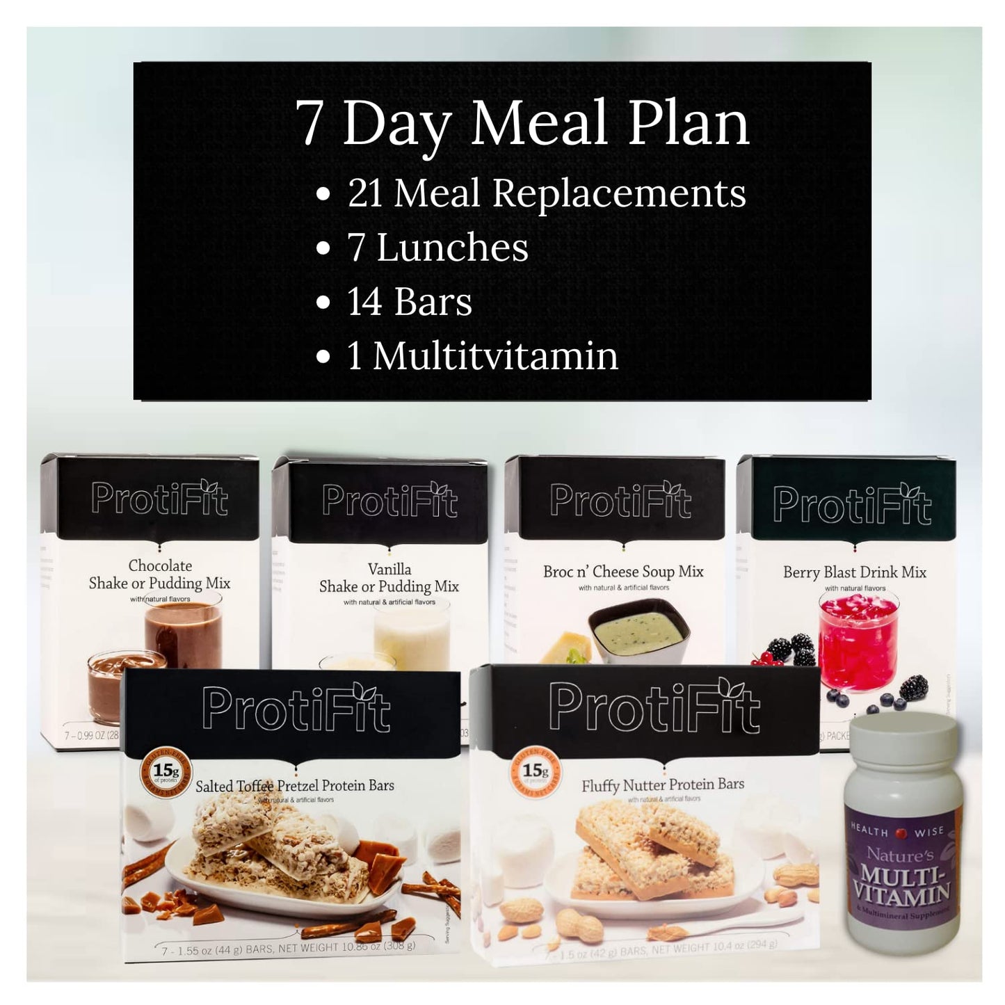 ProtiFit High Protein Meal Plan Starter Kit Powder 1.4815 (7 Day Kit)