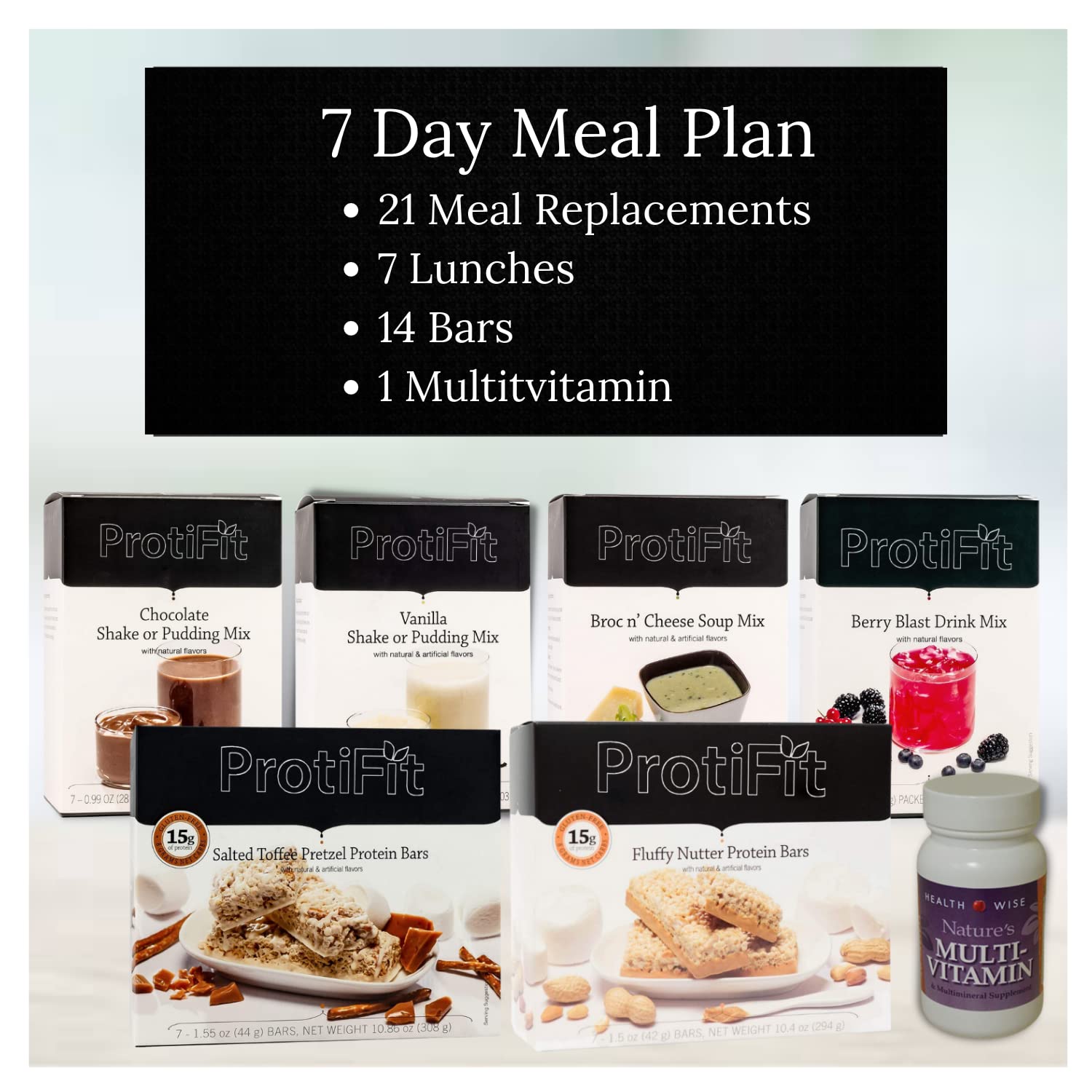 ProtiFit High Protein Meal Plan Starter Kit Powder 1.4815 (7 Day Kit)