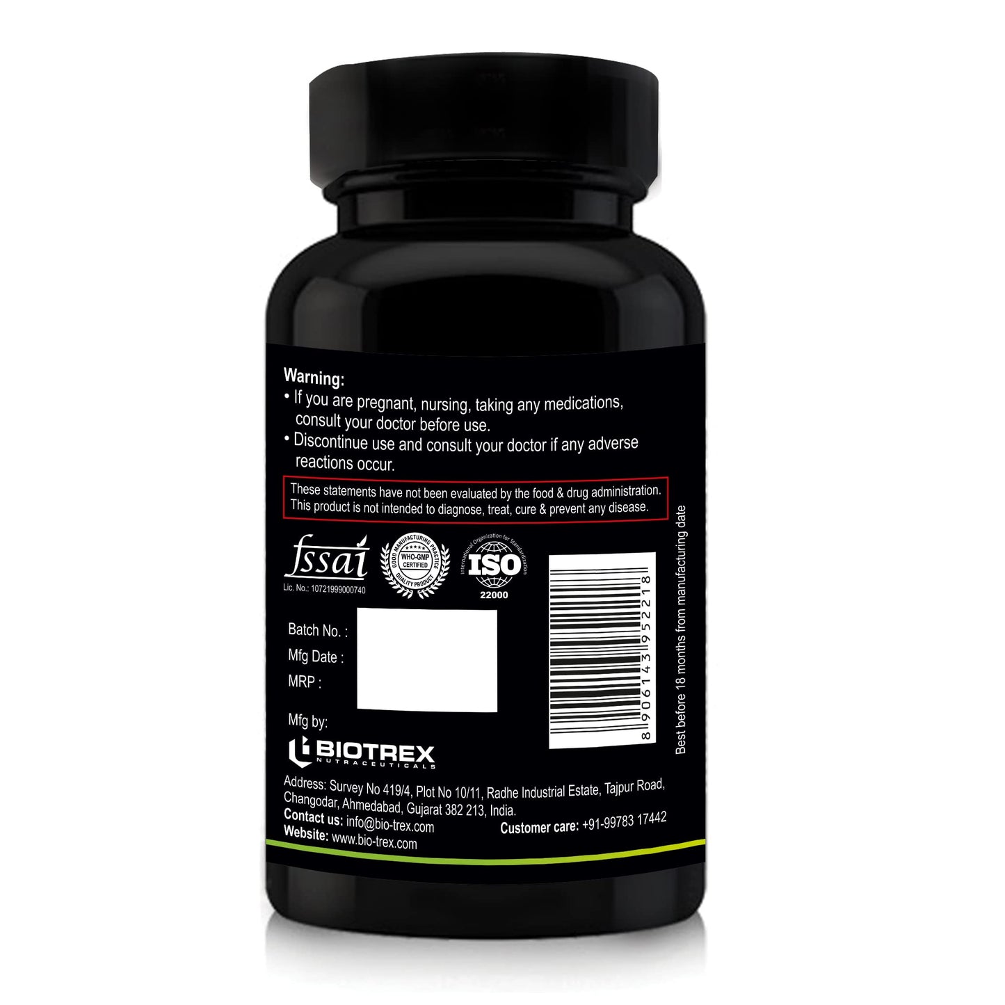 Nutriosys Isabgol Psyllium Husk 500mg Supplement, 90 Capsules