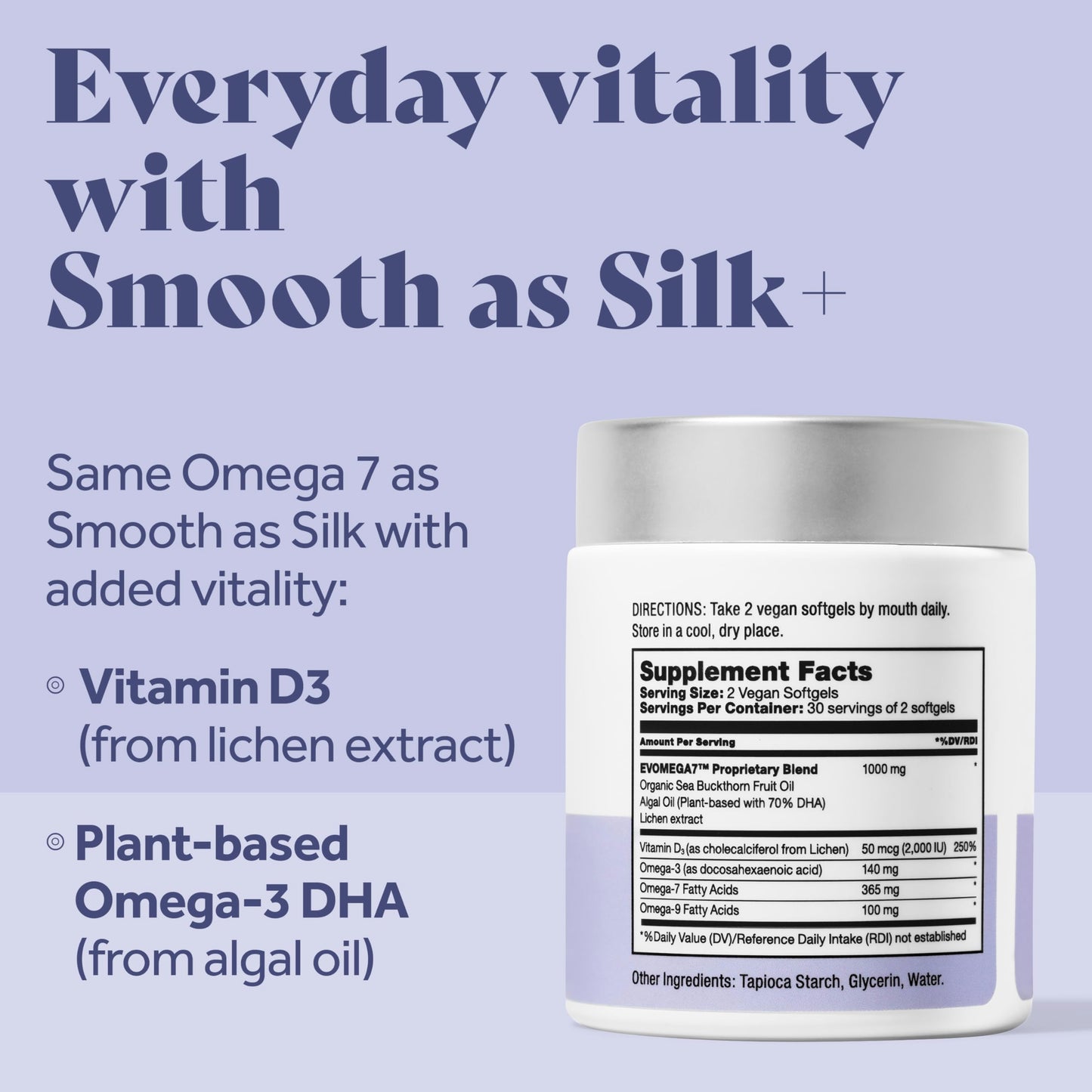 Femininity Smooth as Silk+ 30-Day Starter Kit for Vaginal Dryness Capsule 60 Count