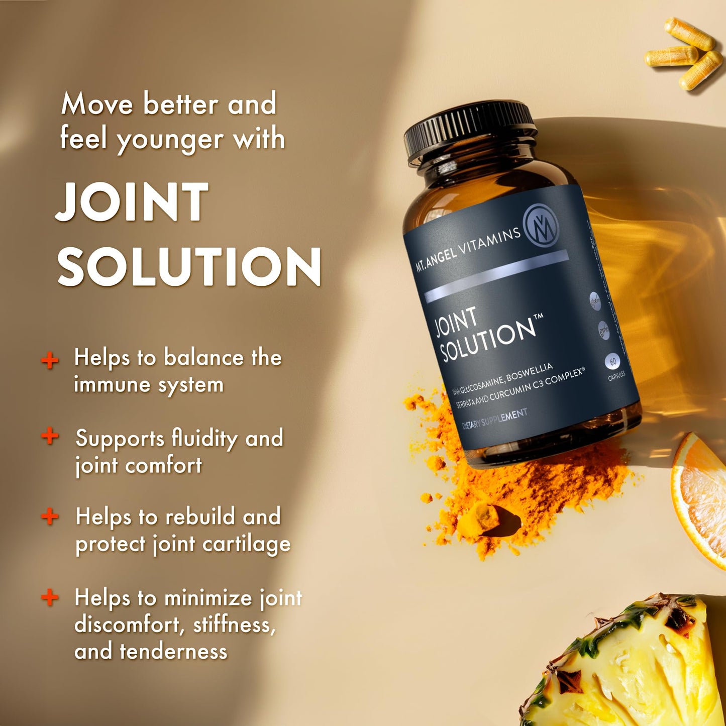 Mt. Angel Vitamins Joint Solution Capsules 60 Count