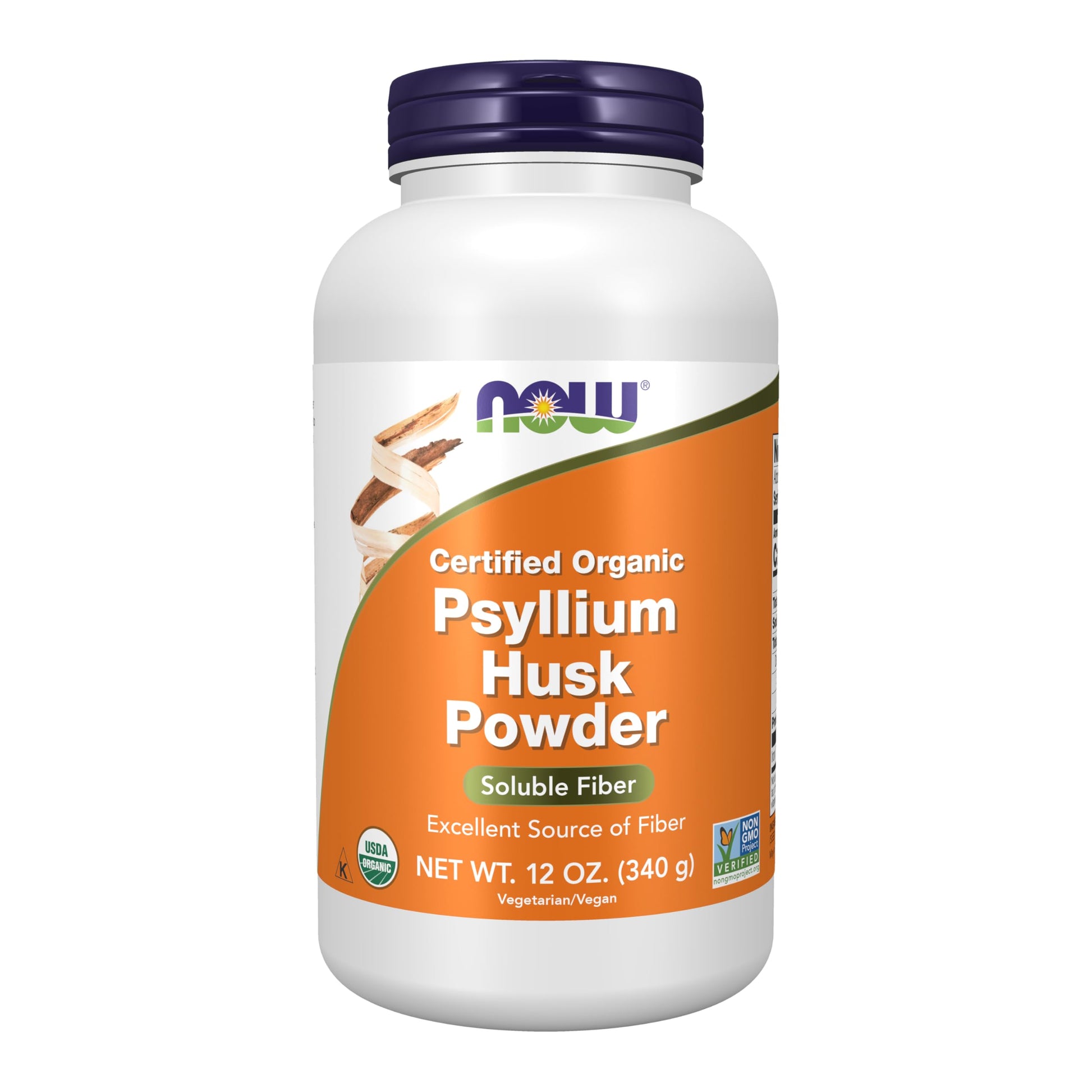 NOW Foods Psyllium Husk Powder, 12 oz