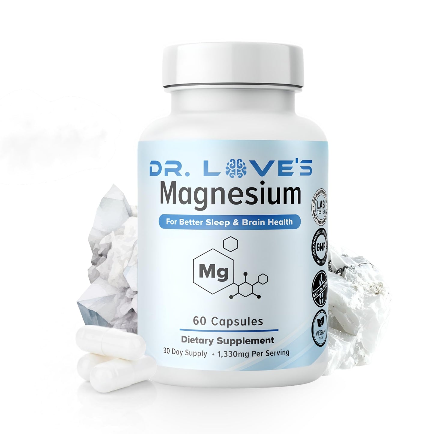 Dr. Love Magnesium Complex Capsules, 60 Count
