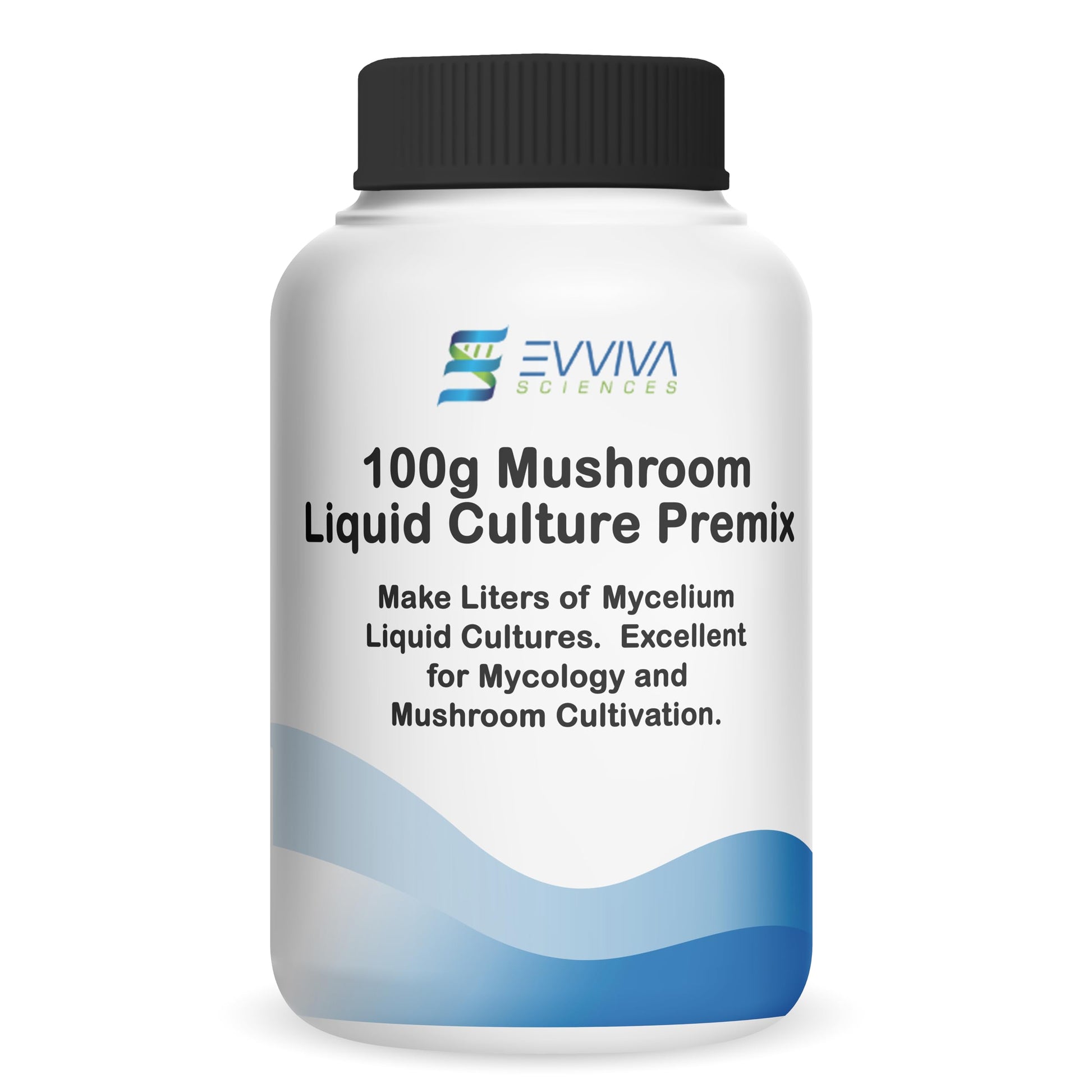ES EVVIVA SCIENCES Mushroom Liquid Culture Premix Powder 3.52 Ounce
