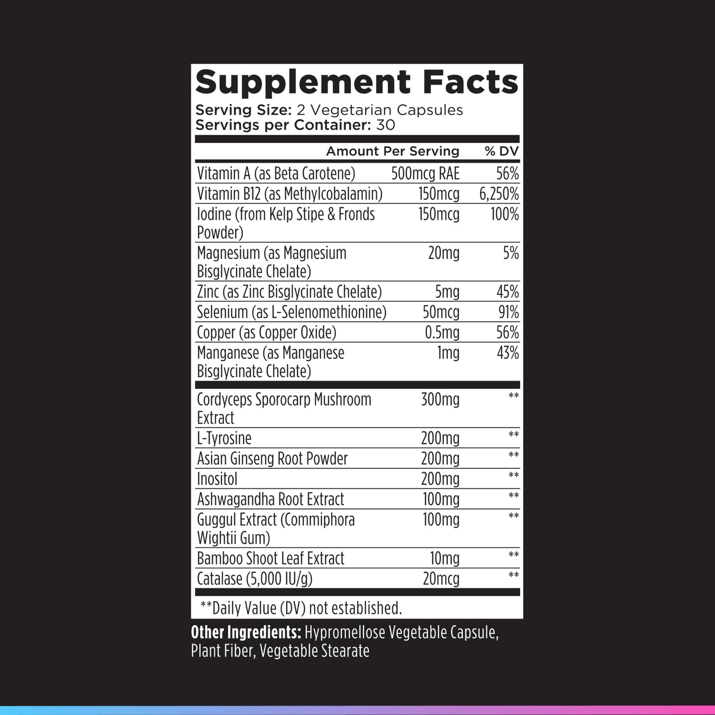 Livingood Daily Thyroid Support Supplement Capsules, 60 Count