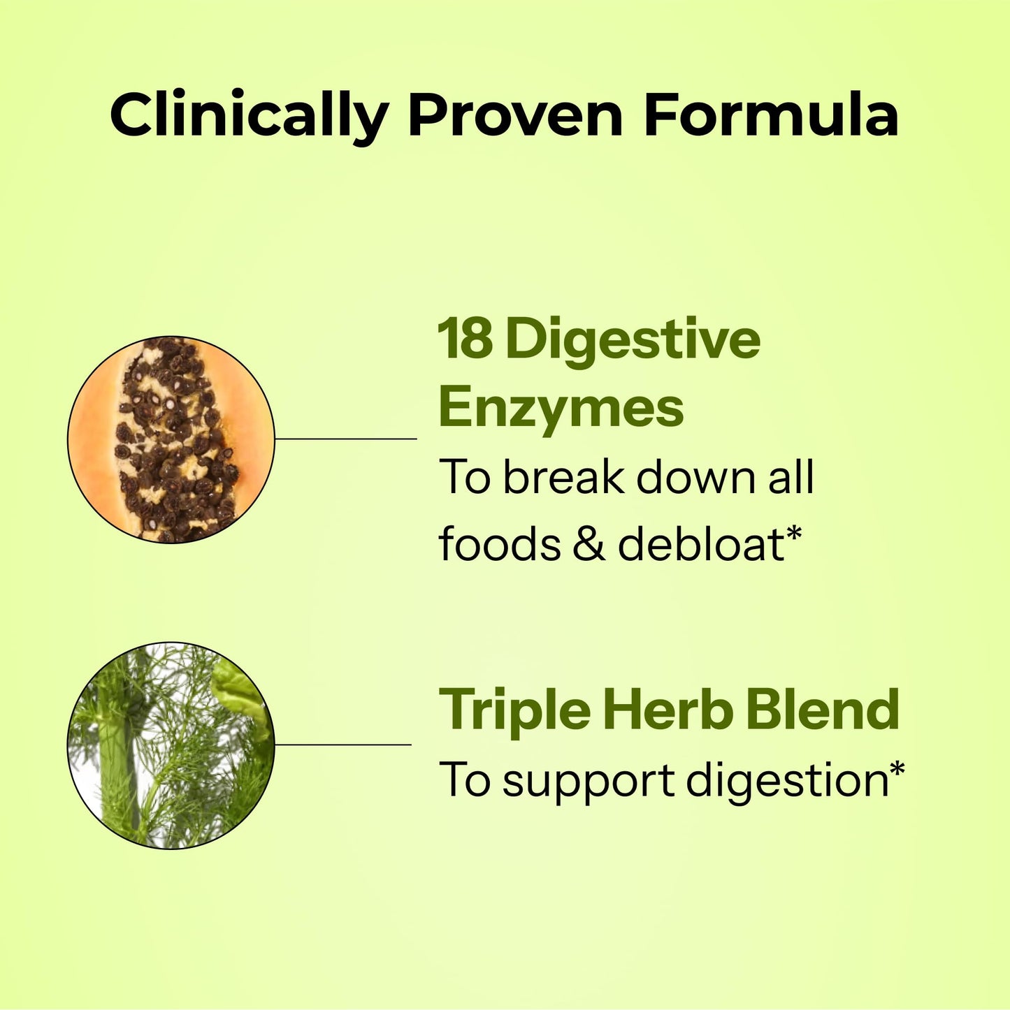 HUM Flatter Me Digestive Enzymes for Women & Men, 60 Capsules