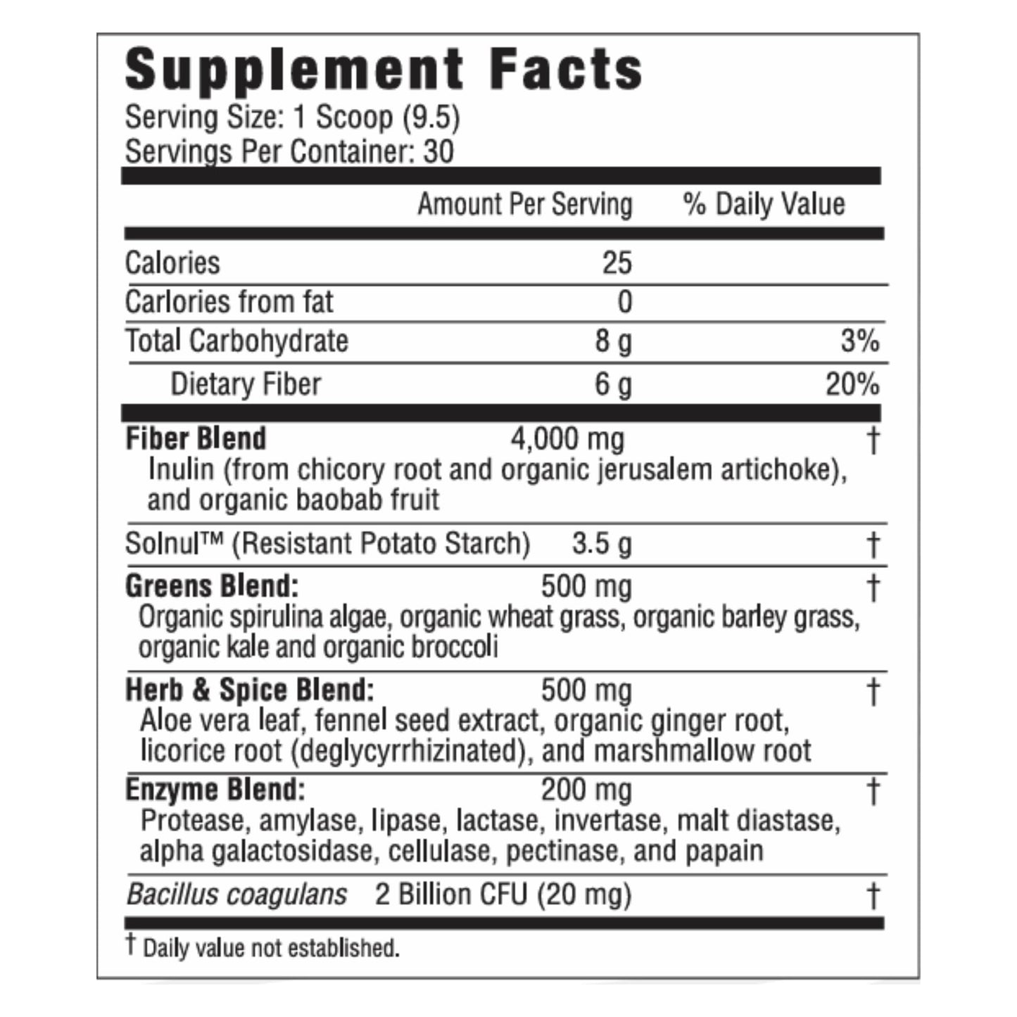 Gut Protect Greens Superfood Powder with Probiotics & Prebiotics Mango Pineapple, 10.05 Ounce