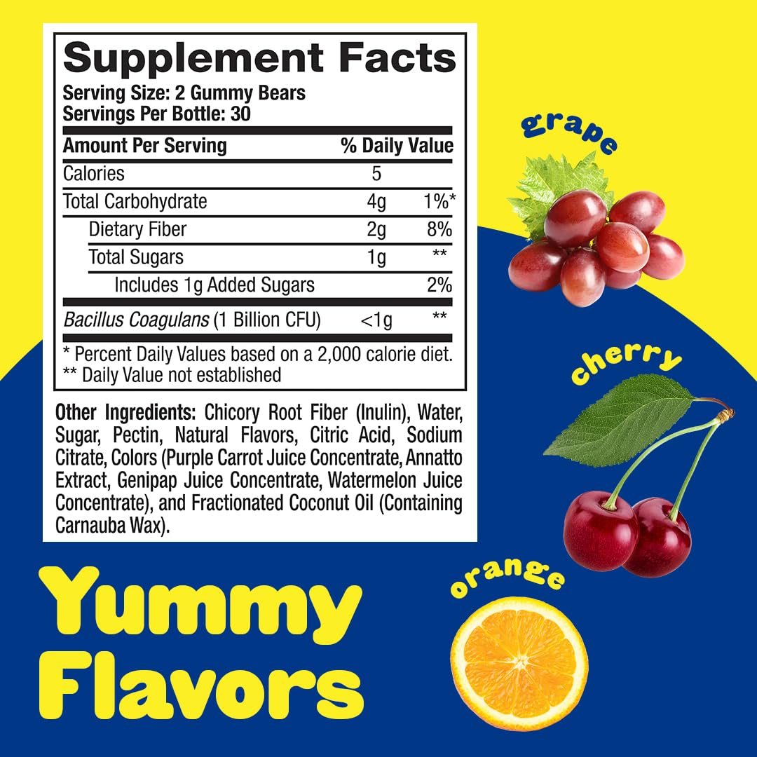 Lil Critters Kids Probiotic Digestive Gummy and Immune Vitamin C Gummy Bundle, 250 Gummies