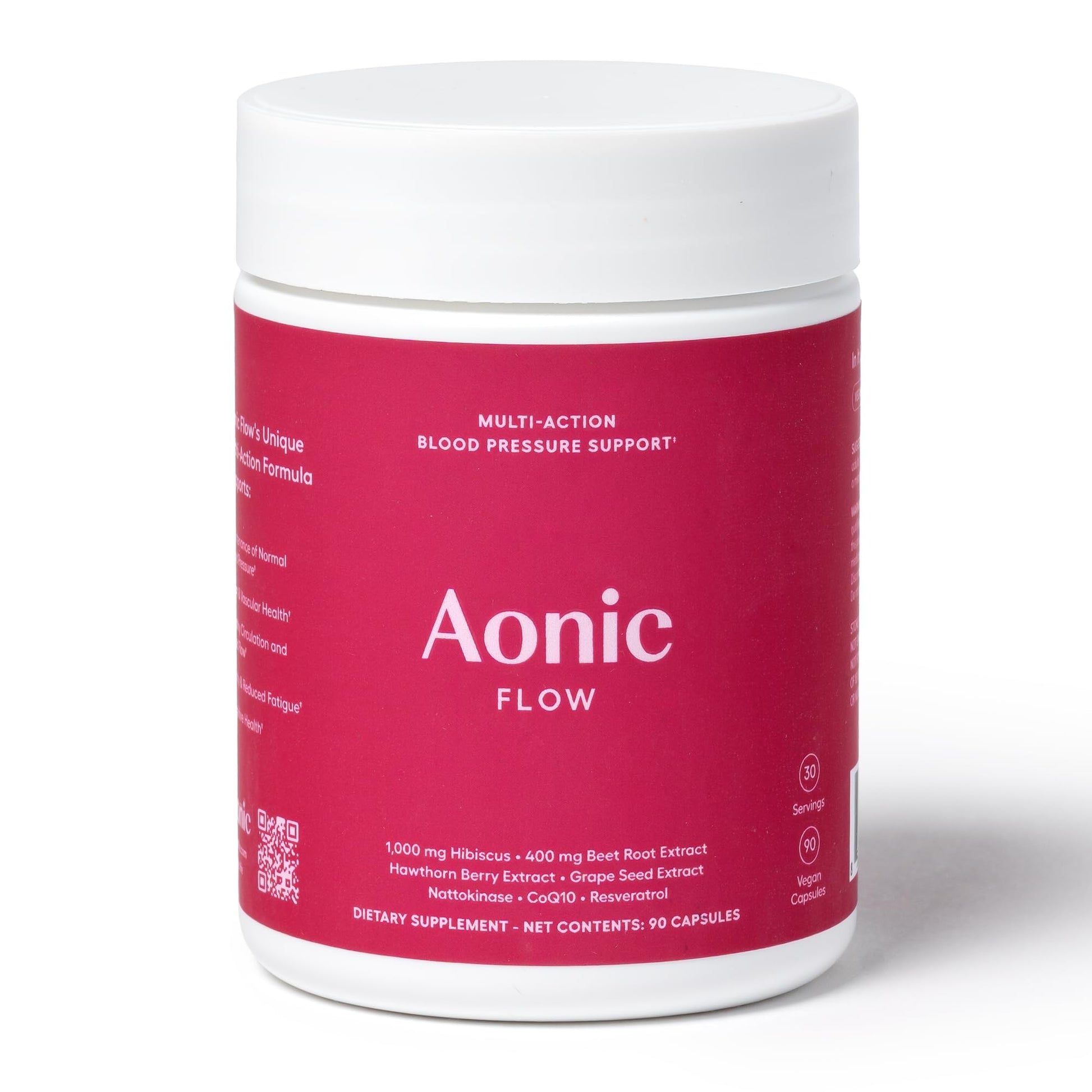 AONIC Flow Blood Pressure Support Capsule, 90 Count