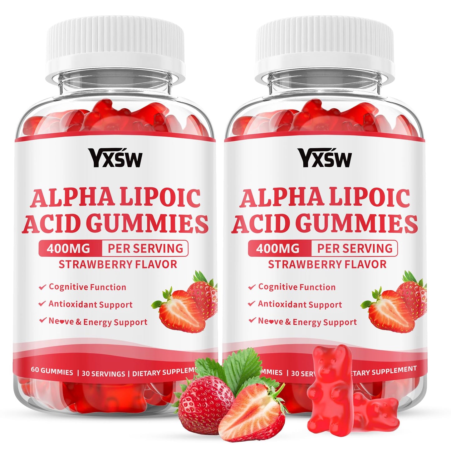 YXSW Alpha Lipoic Acid Gummies 400 MG 120 Count