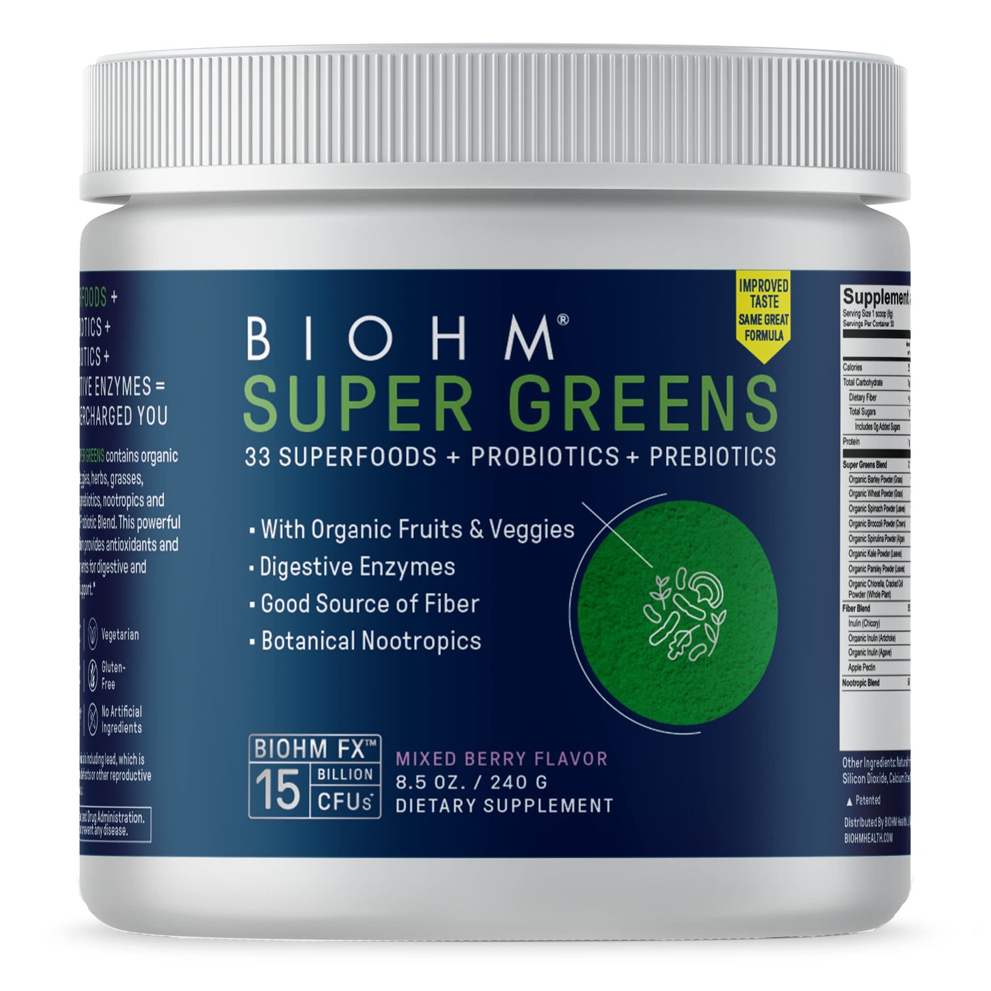 BIOHM Super Reds and Greens Bundle Powder 8.5 Ounce