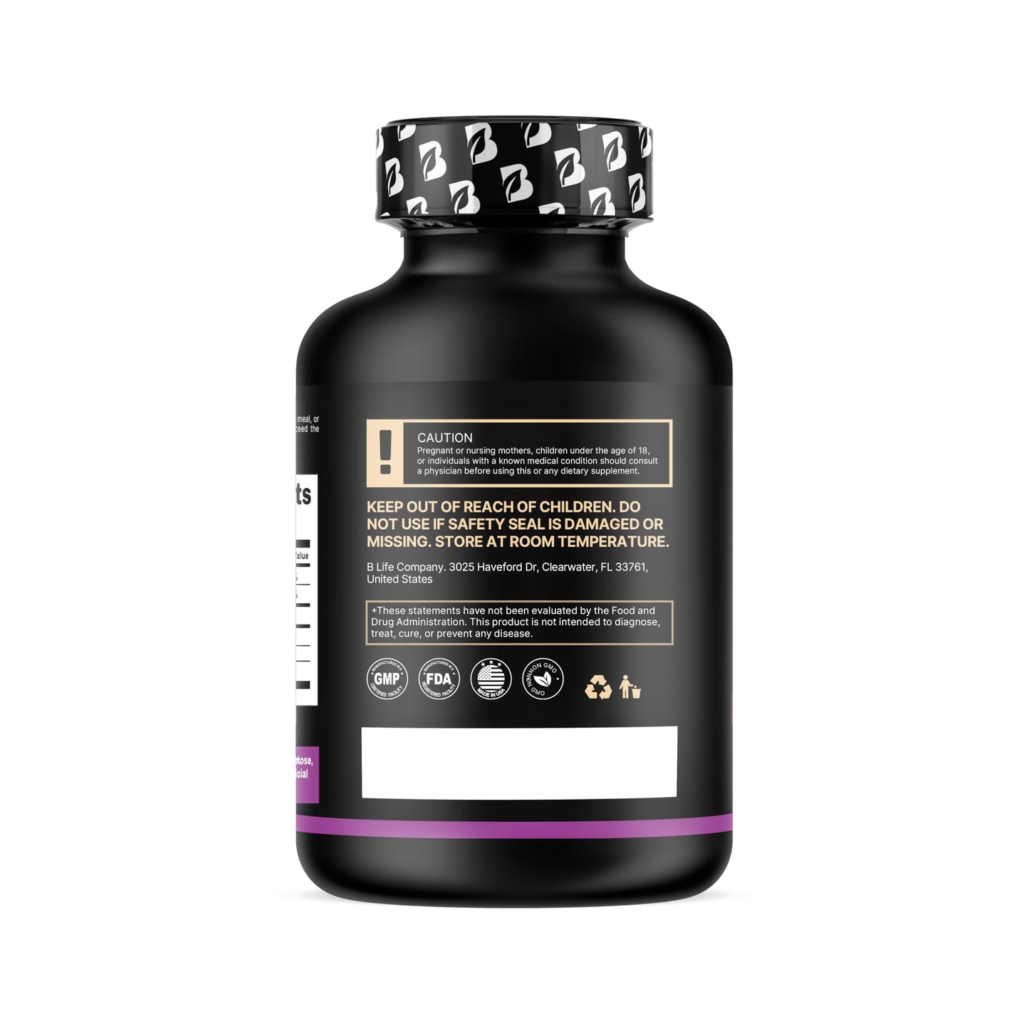 B Life Company BLife Quercetin 500mg Capsules with Vitamin C, Zinc & Ginger – Immune & Antioxidant Support – 240 Capsules