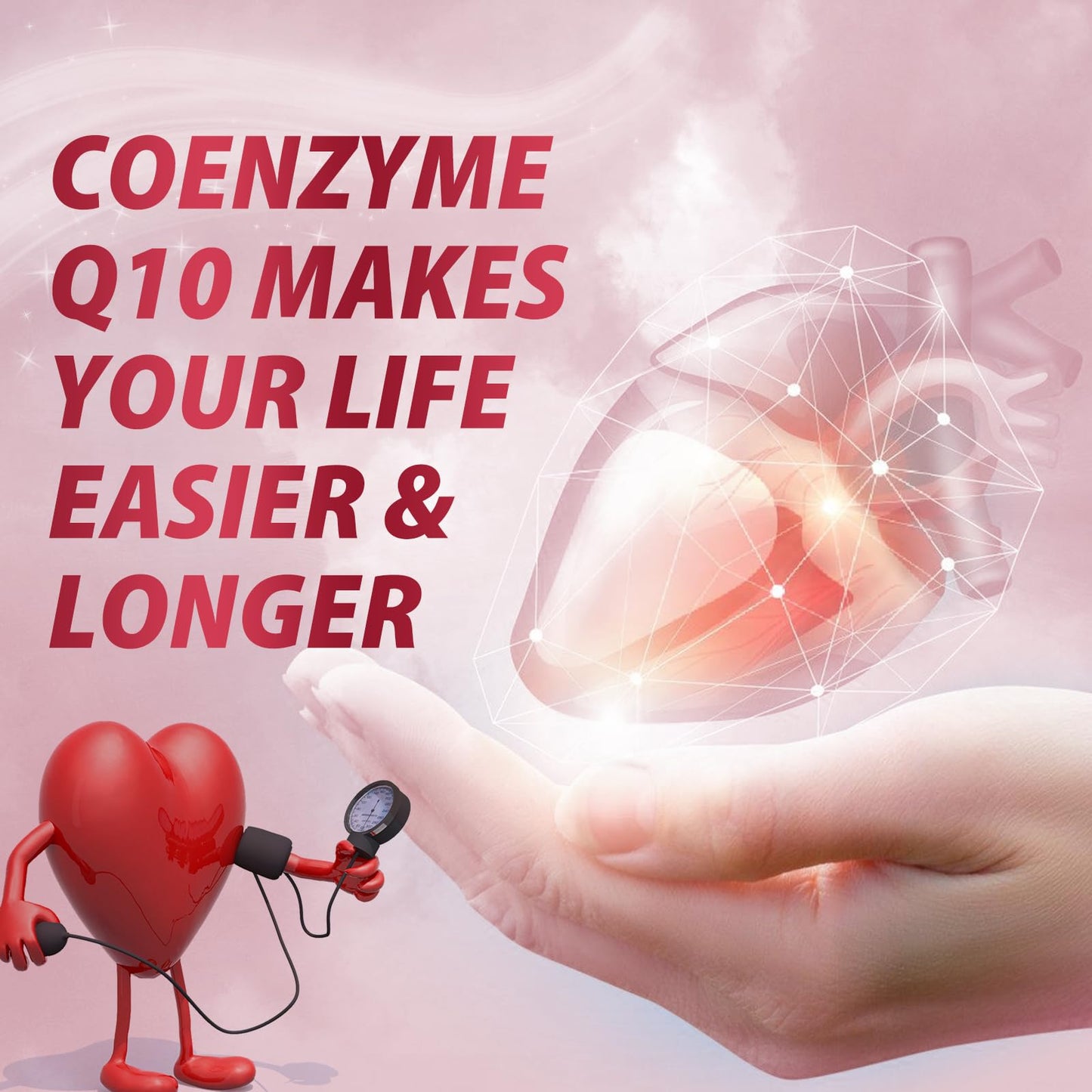ElevateLife CoQ10-400mg Softgels with PQQ, BioPerine & Omega-3, Coenzyme Q10 (Ubiquinone) Supplement for High-Absorption, Powerful Antioxidant, Heart & Energy Support, 120 Softgels