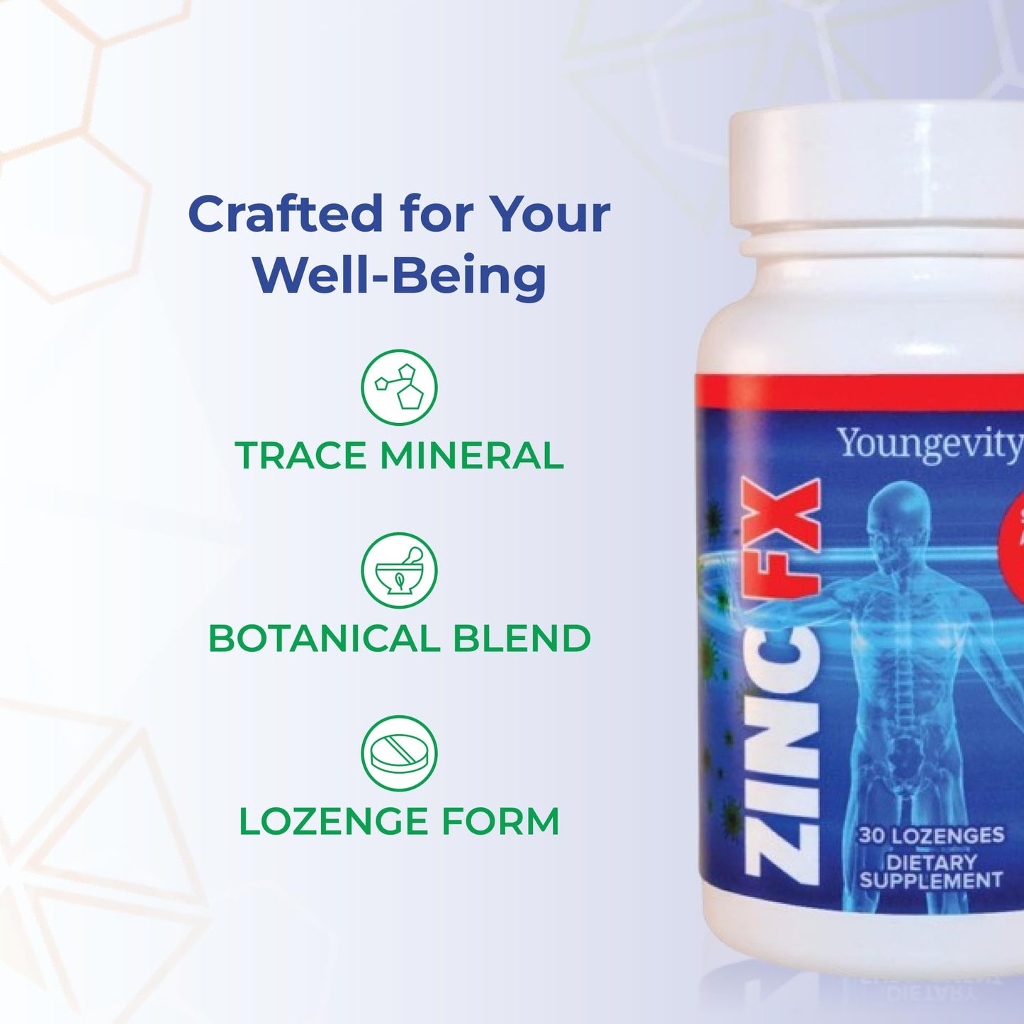 Youngevity Zinc Fx Lozenge 30 Count