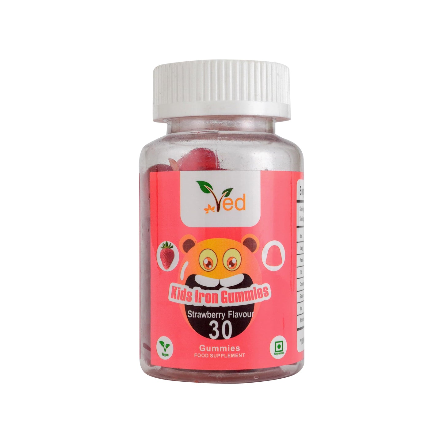 Ved Kids Iron Gummies, 30 Count