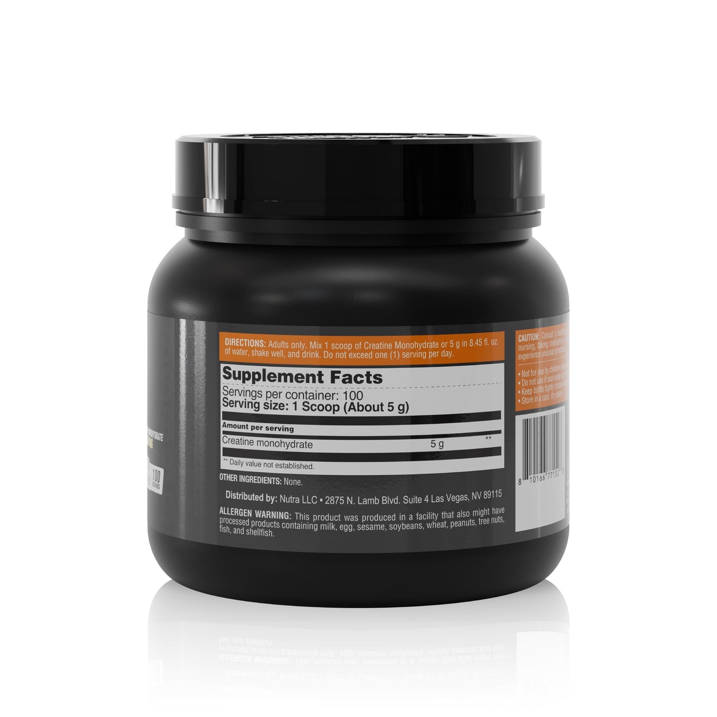 HEALTHY SPORTS Creatine Monohydrate Powder 17.64 oz