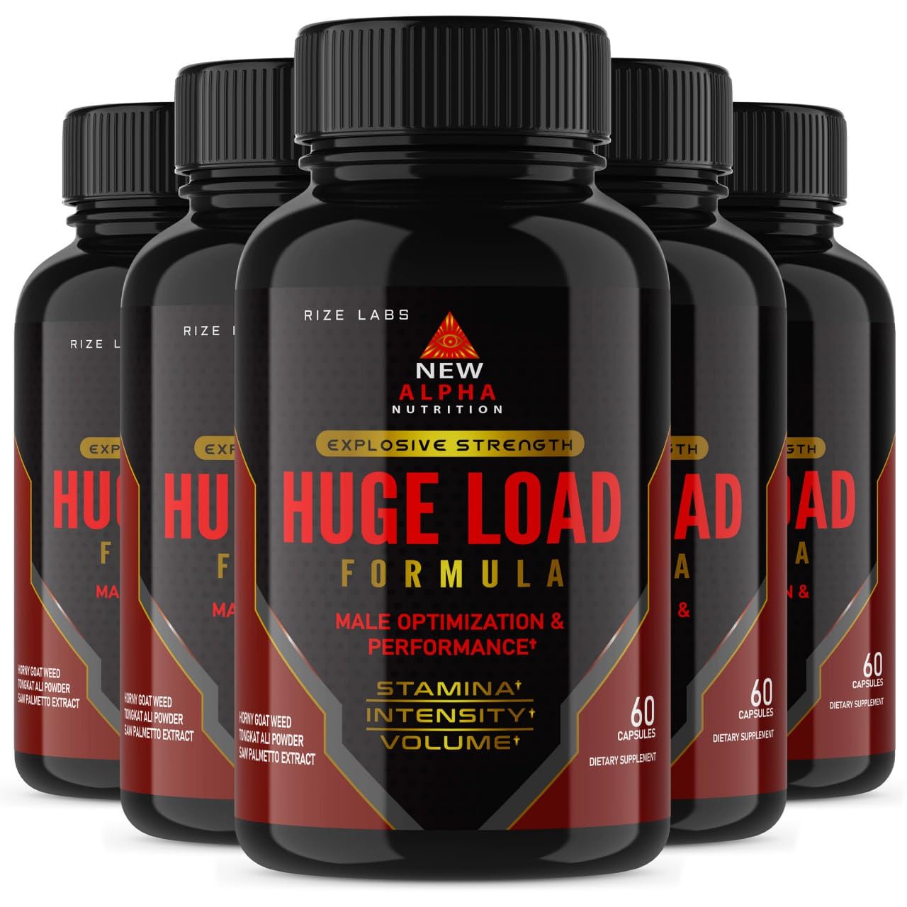 Rize Labs Men's Huge Load Formula Capsules, 300 Capsules