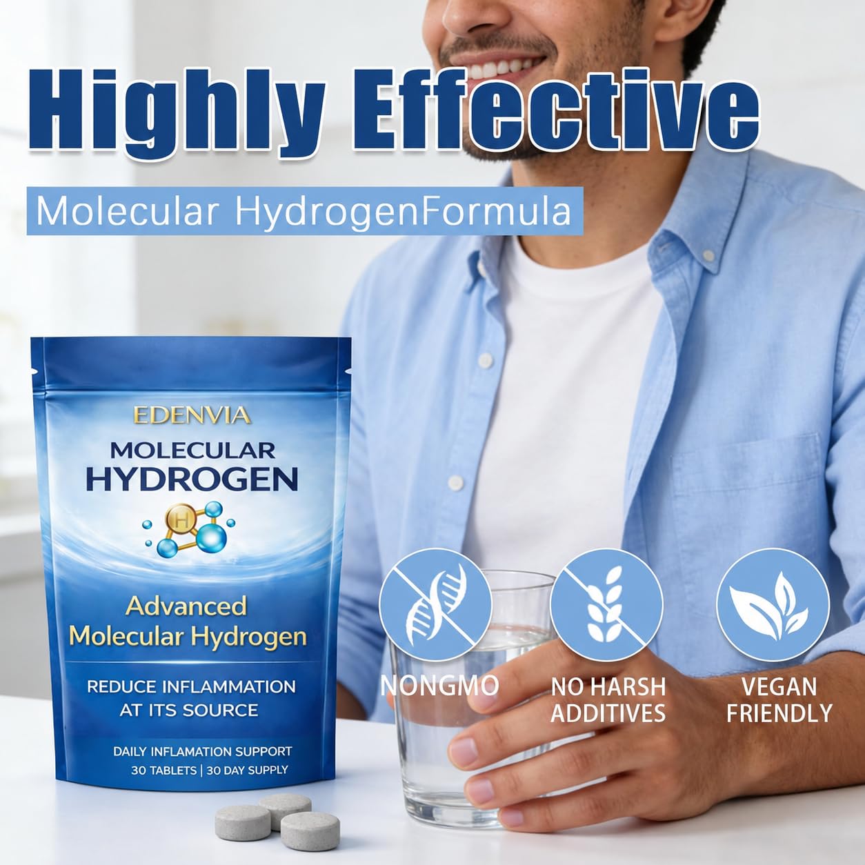 velaize Molecular Hydrogen Tablets 30 Tablets
