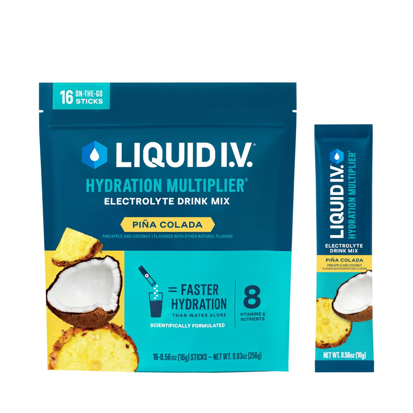 Liquid I.V. Hydration Multiplier Pina Colada Powder 9.03 oz