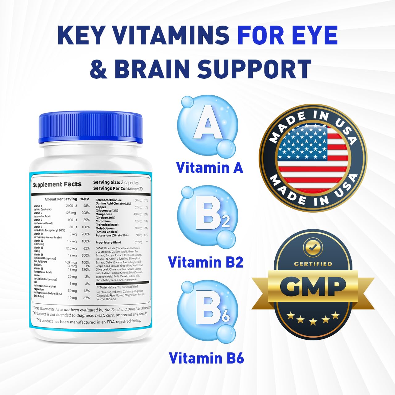 LIVORKA Sight Clear Eye Supplement 60 Capsules