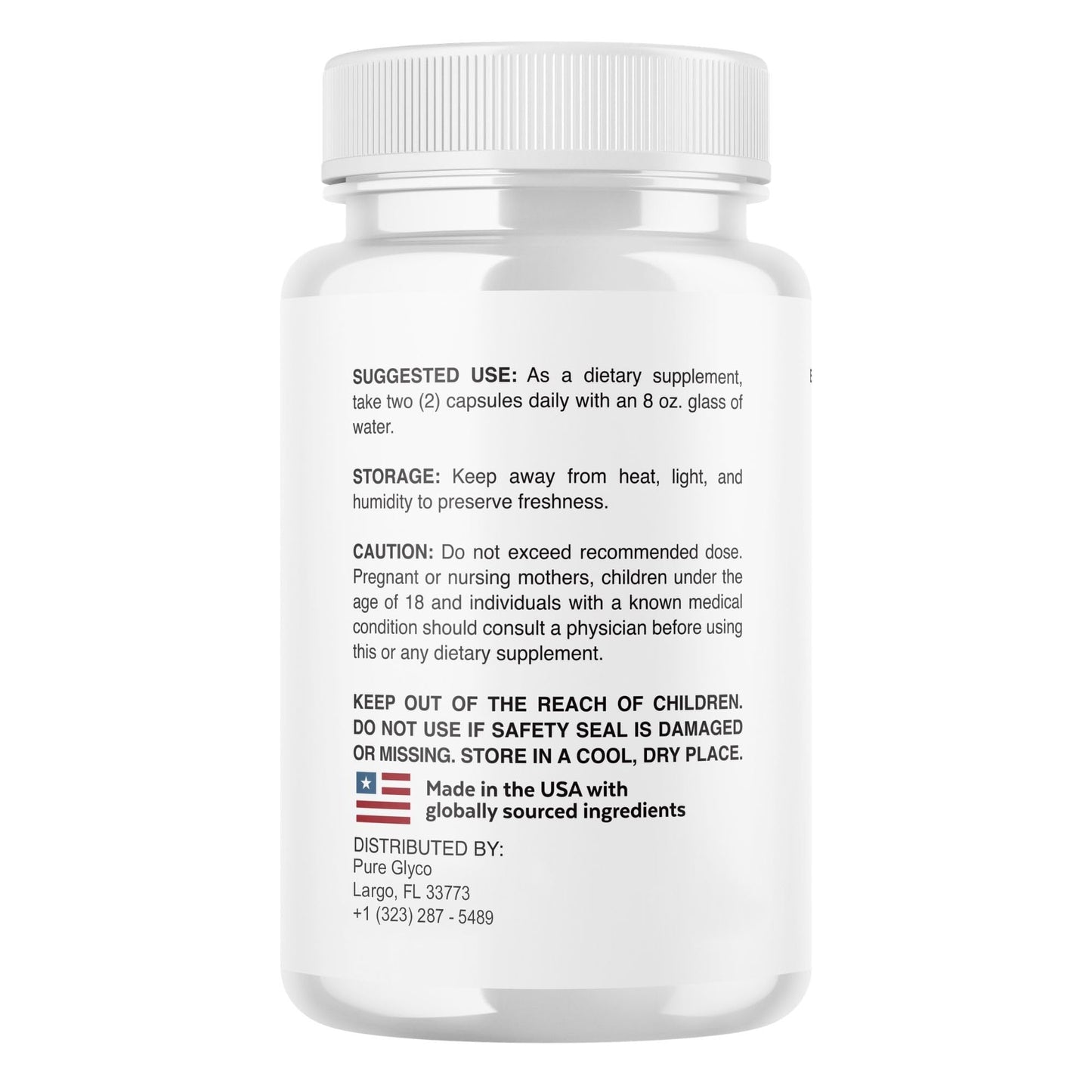 Valdivia Pure Glyco Capsules 60 Count