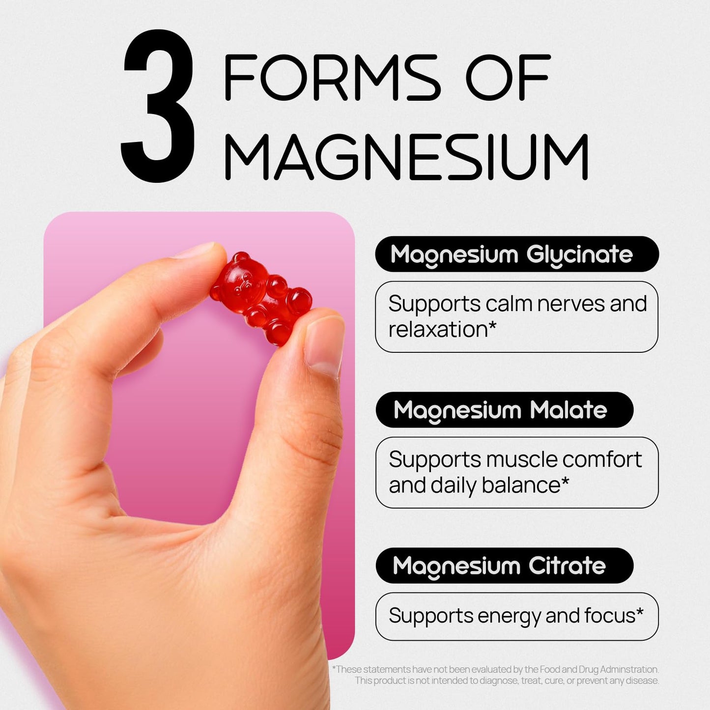 Selerb Magnesium Glycinate Gummies 60 Count