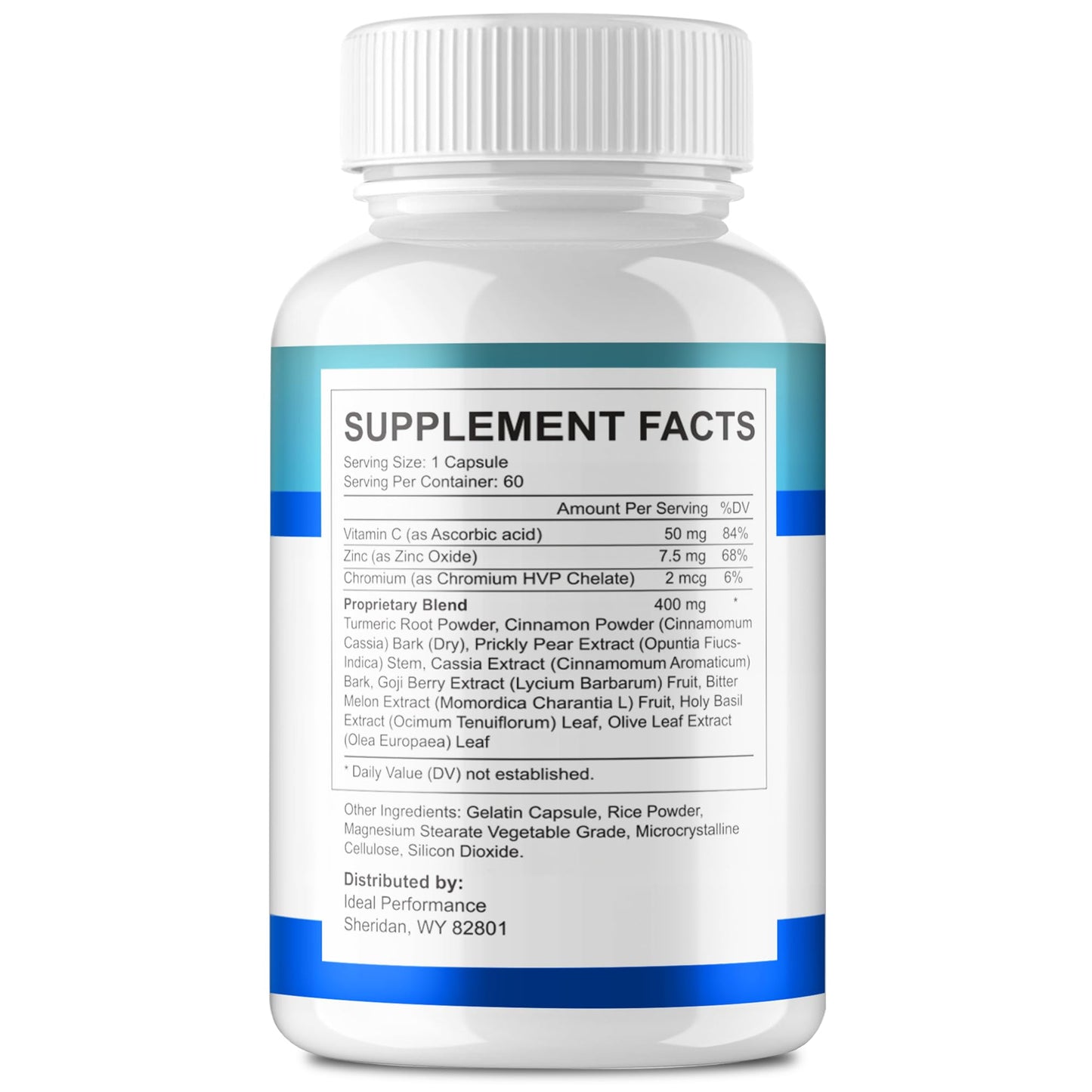IDEAL PERFORMANCE Gluco Steady Capsules 120 Capsules