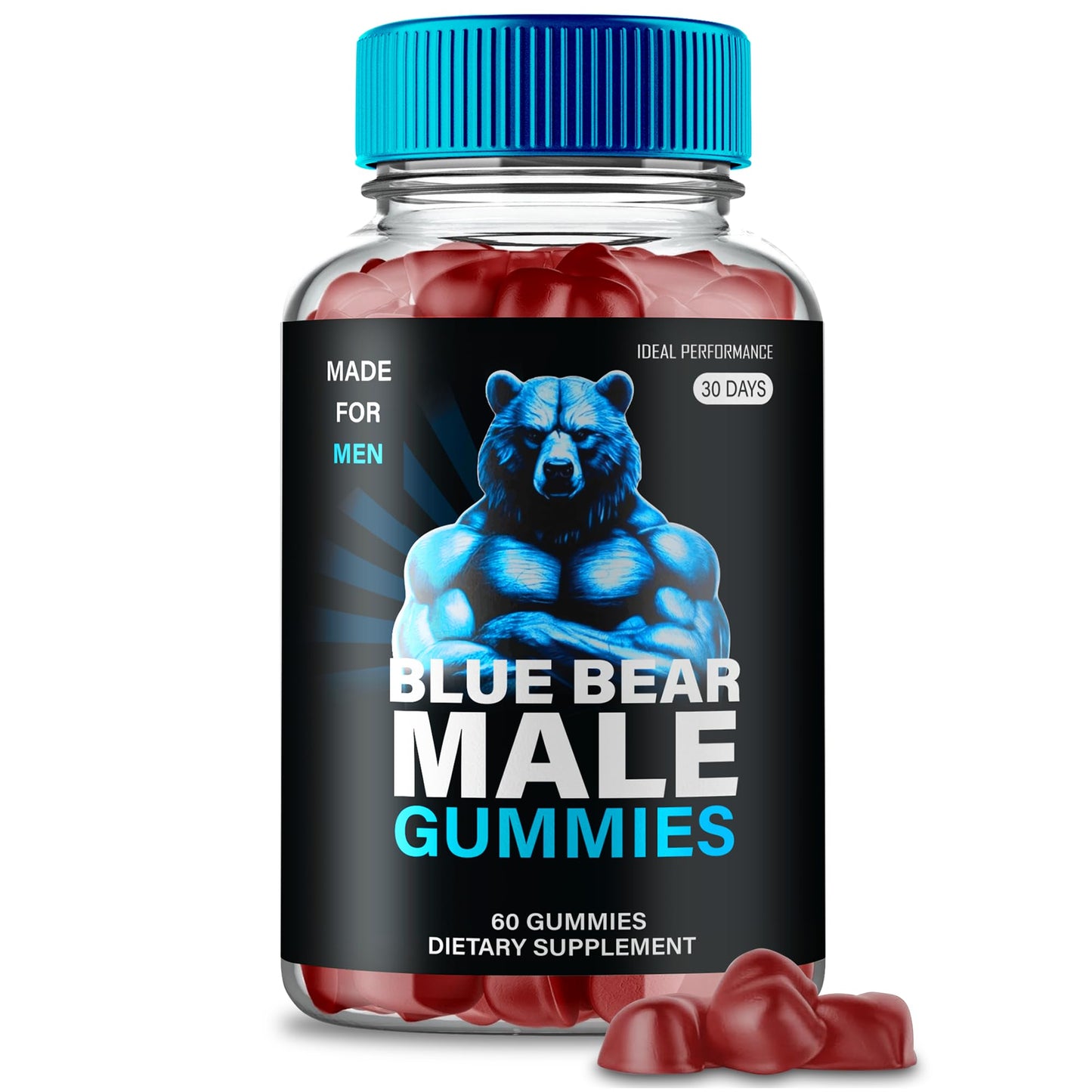IDEAL PERFORMANCE Blue Bear Gummies 60 Count