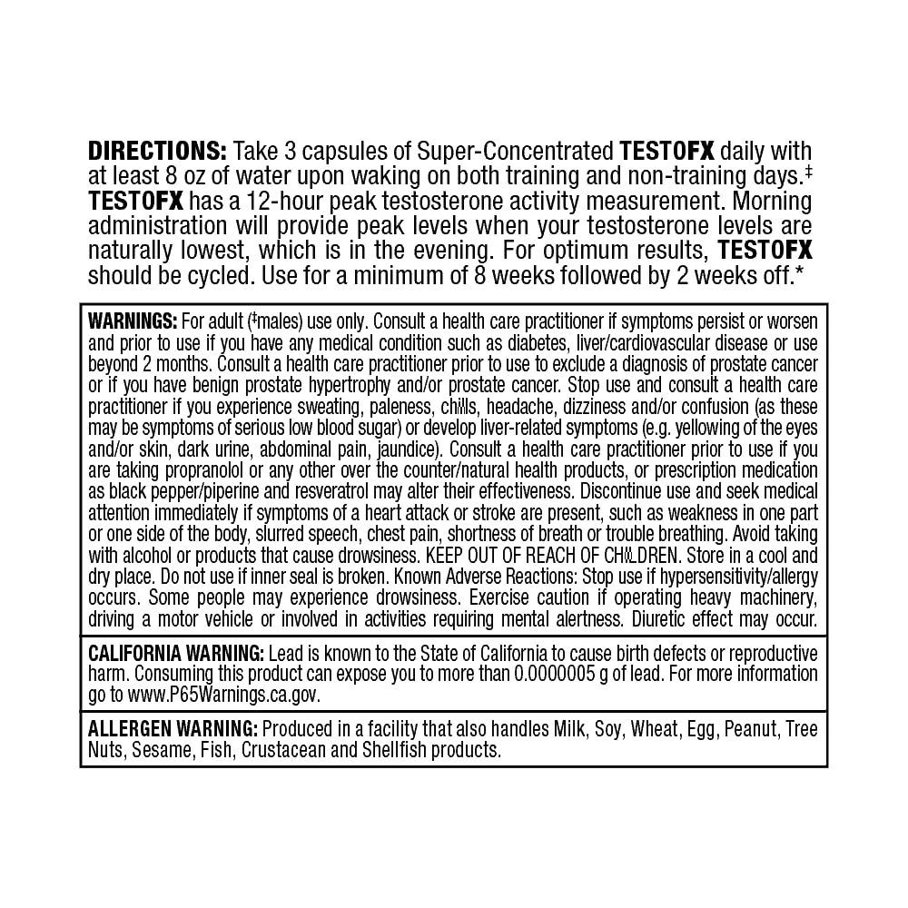 ALLMAX TESTOFX Xtreme Testosterone Booster for Men 90 Capsules