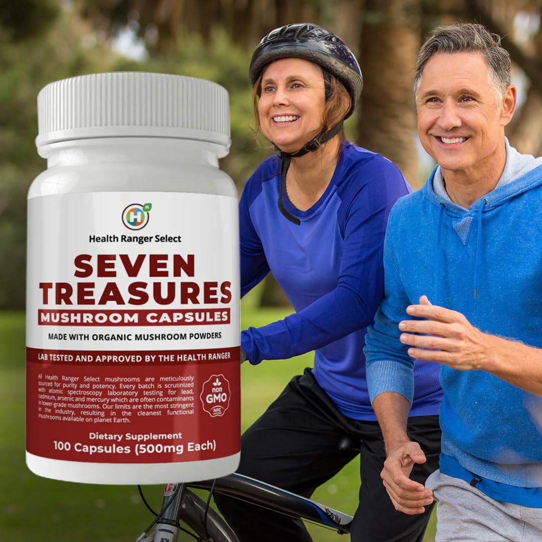 GROOVY BEE Seven Treasures Mushroom Capsules 100