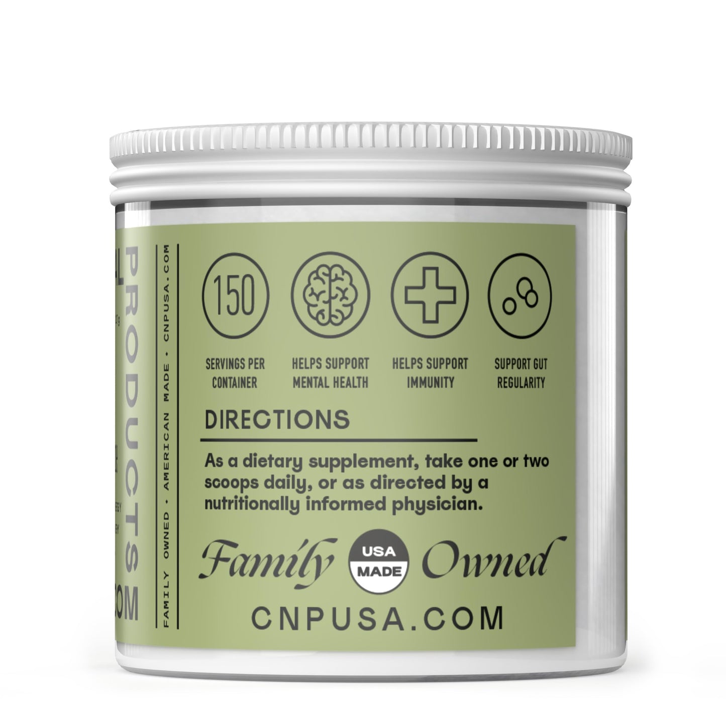 Complete Natural Products L-Glutamine Powder Supplement, 8 oz