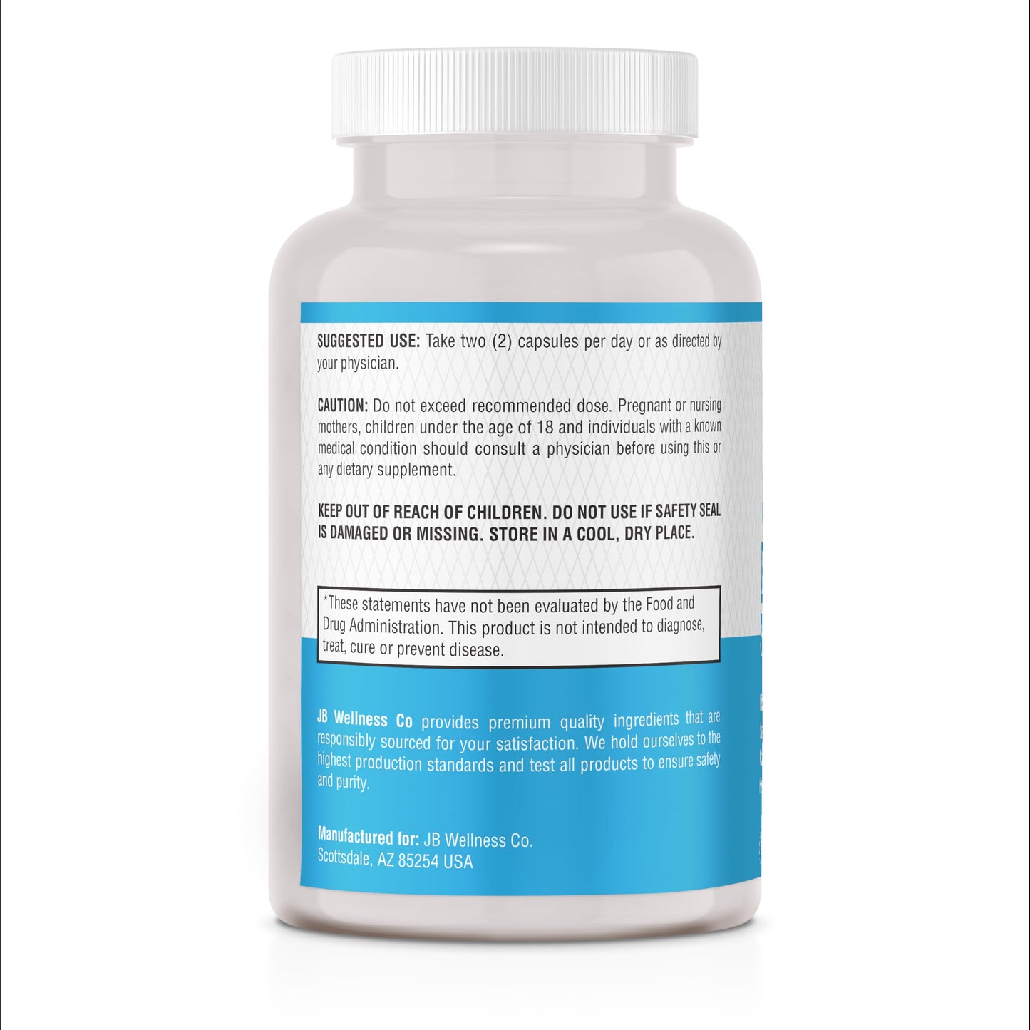 JB Wellness Co AREDS 2 Eye Vitamin & Mineral Supplement 180 Capsules