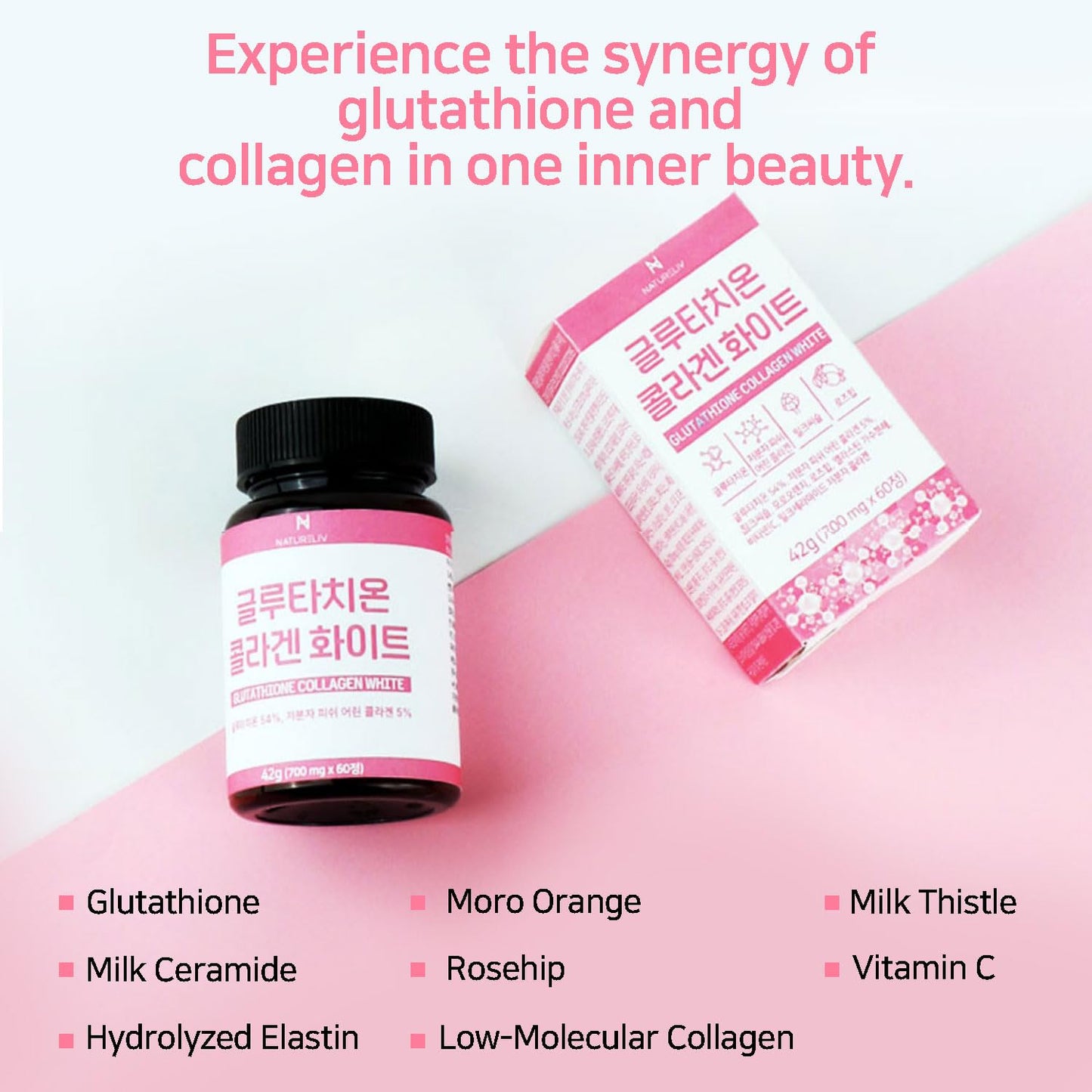 Generic Glutathione Collagen White 700mg – 60 Tablets