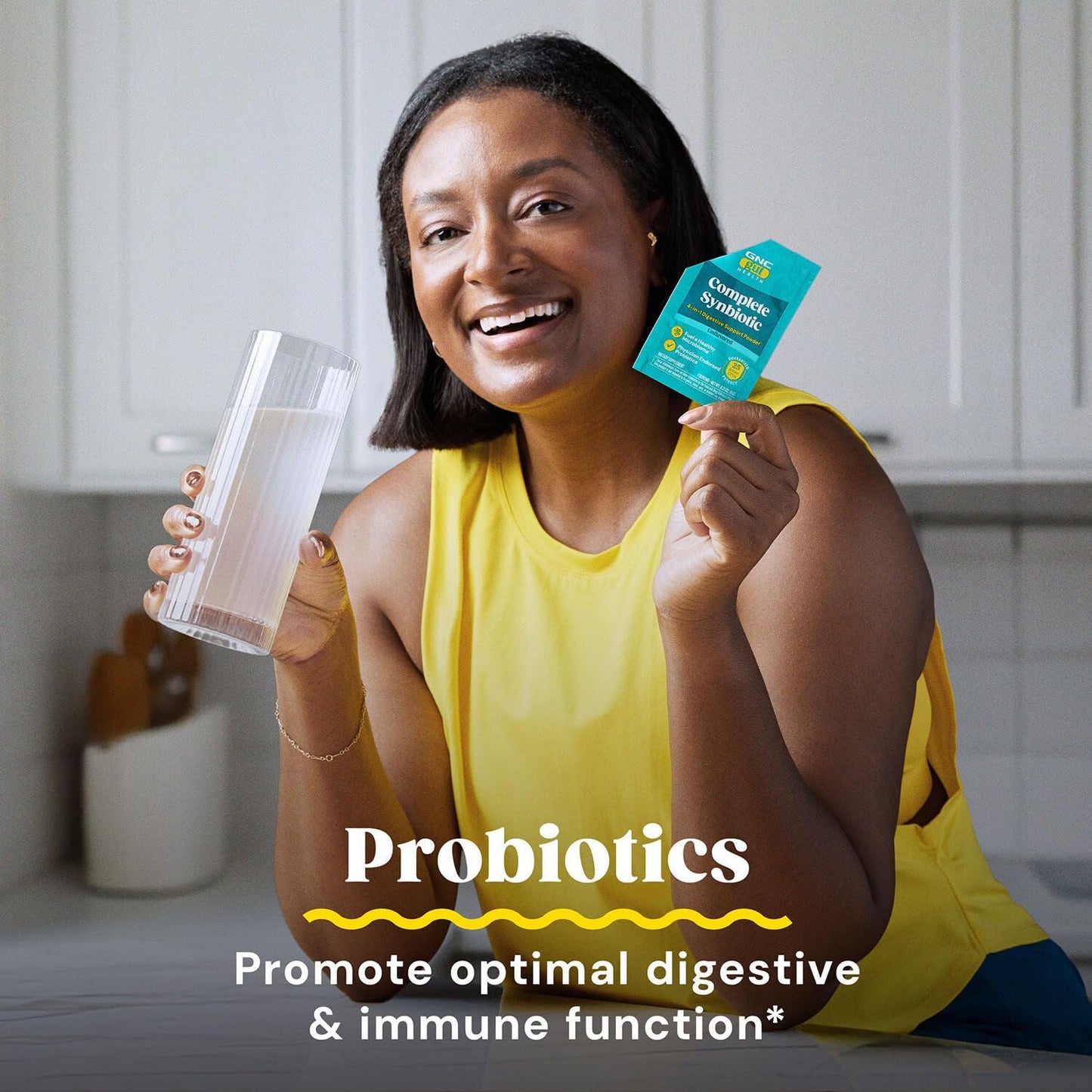 GNC Complete Synbiotic 4-in-1 Digestive Support Powder, 6.35 Ounce
