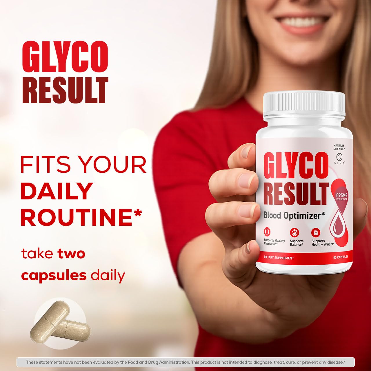 OVICIA Glyco Result Capsules 180 Capsules