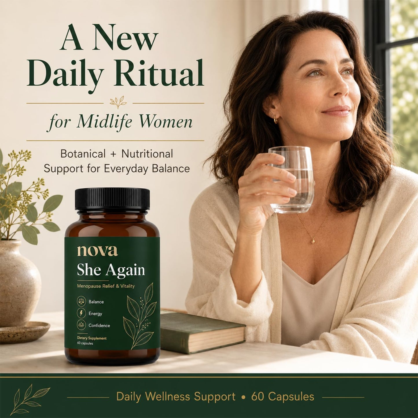 REN essentials Nova She Again Supplement Capsule 60 Count