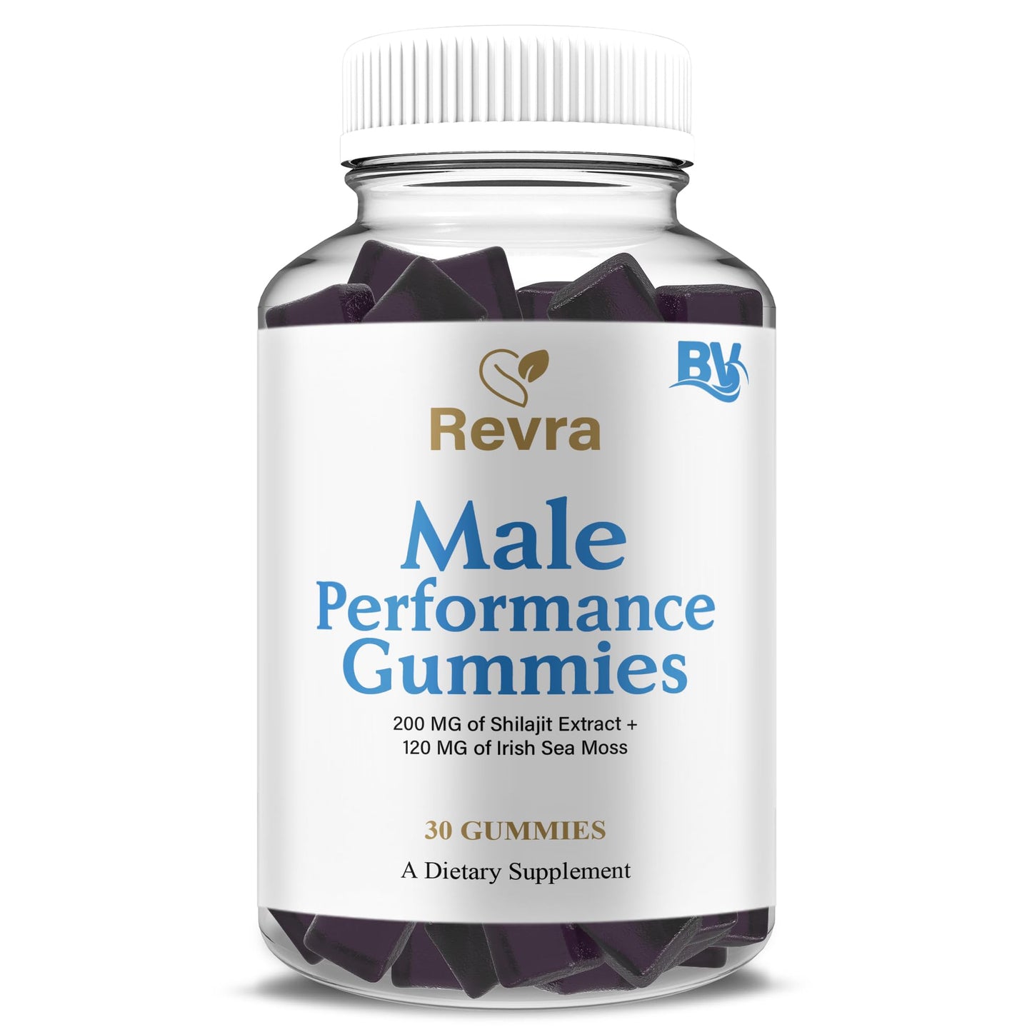 BLUE VIBE Revra Daily Performance Support Gummy Supplement, 30 Gummies