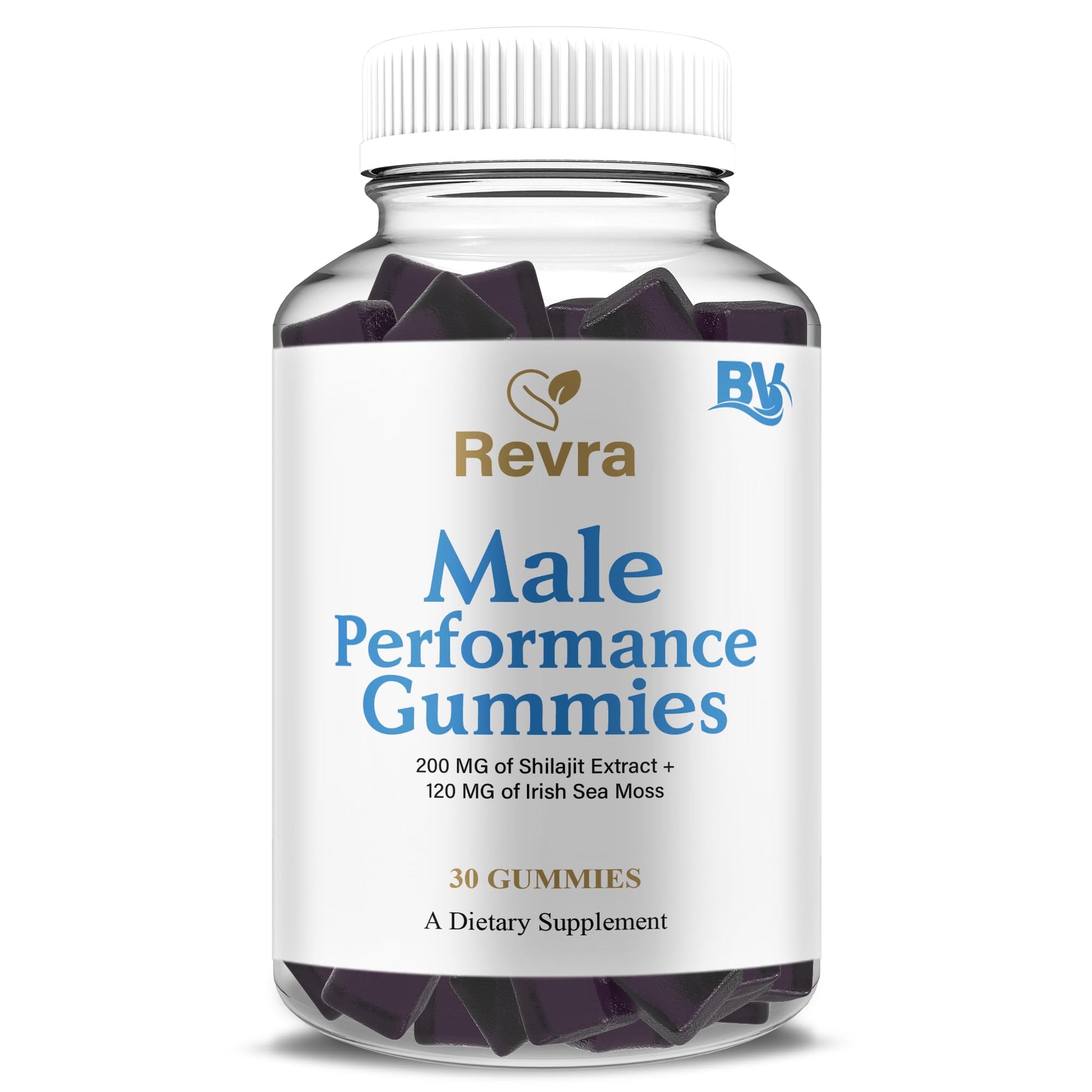 BLUE VIBE Revra Daily Performance Support Gummy Supplement, 30 Gummies