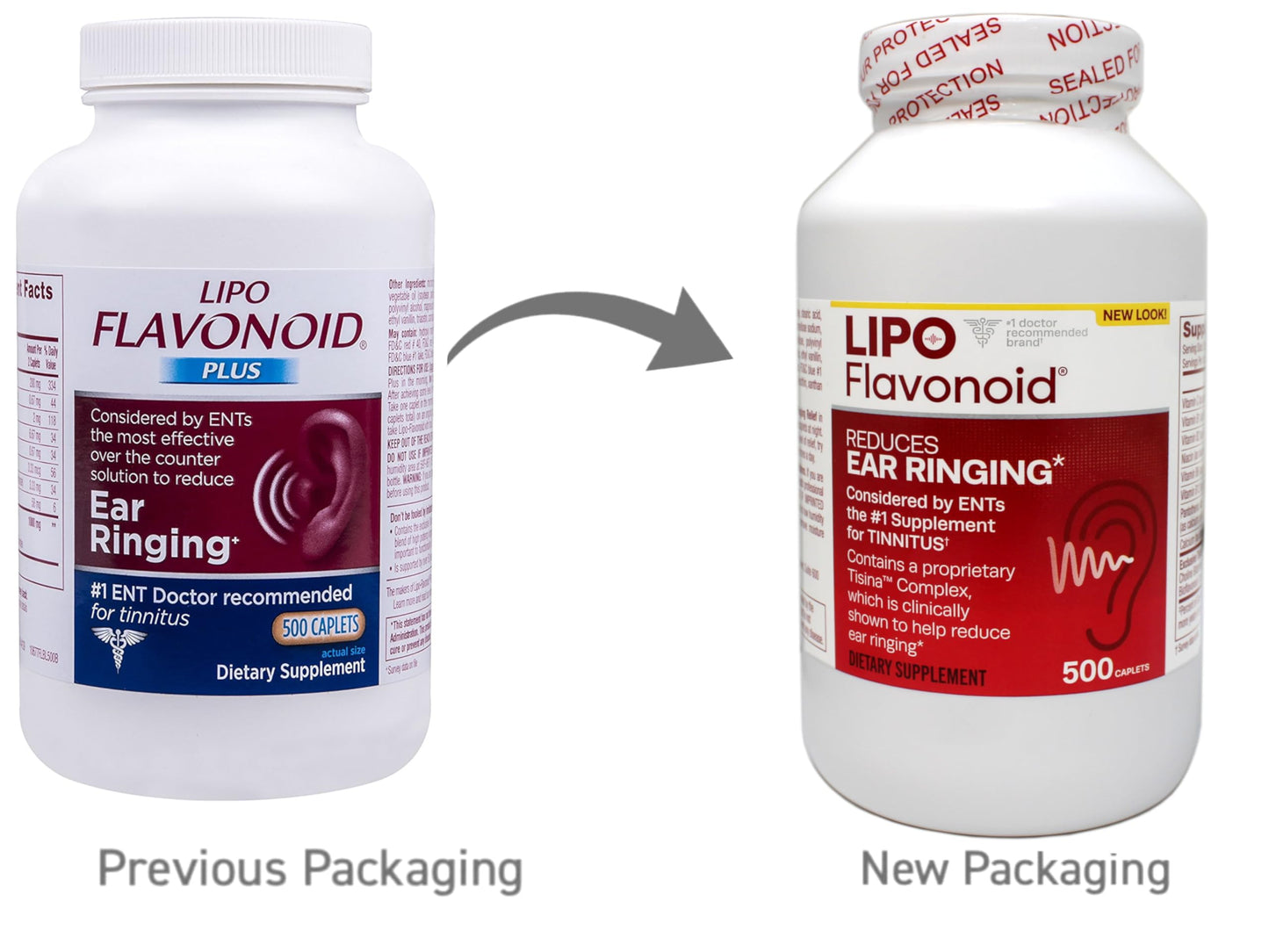 Lipo Flavanoid Unique Ear Health Capsule, 500 Capsules