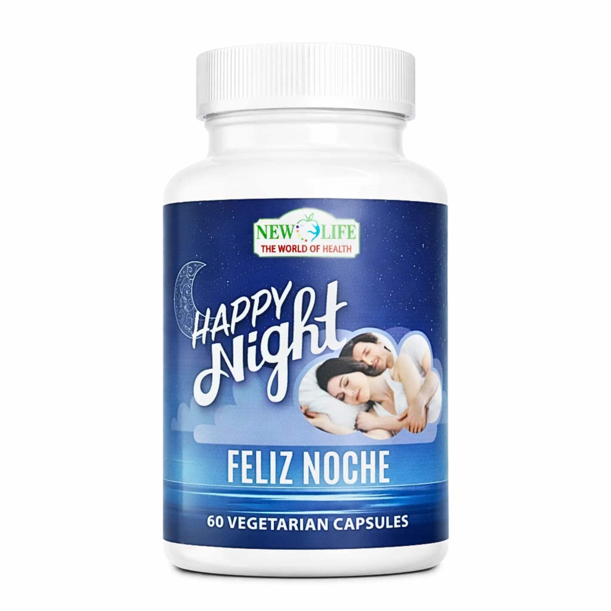 Manteniendo Tu Salud New Life Happy Night Sleep Support Valerian Root Capsules, 60 Count