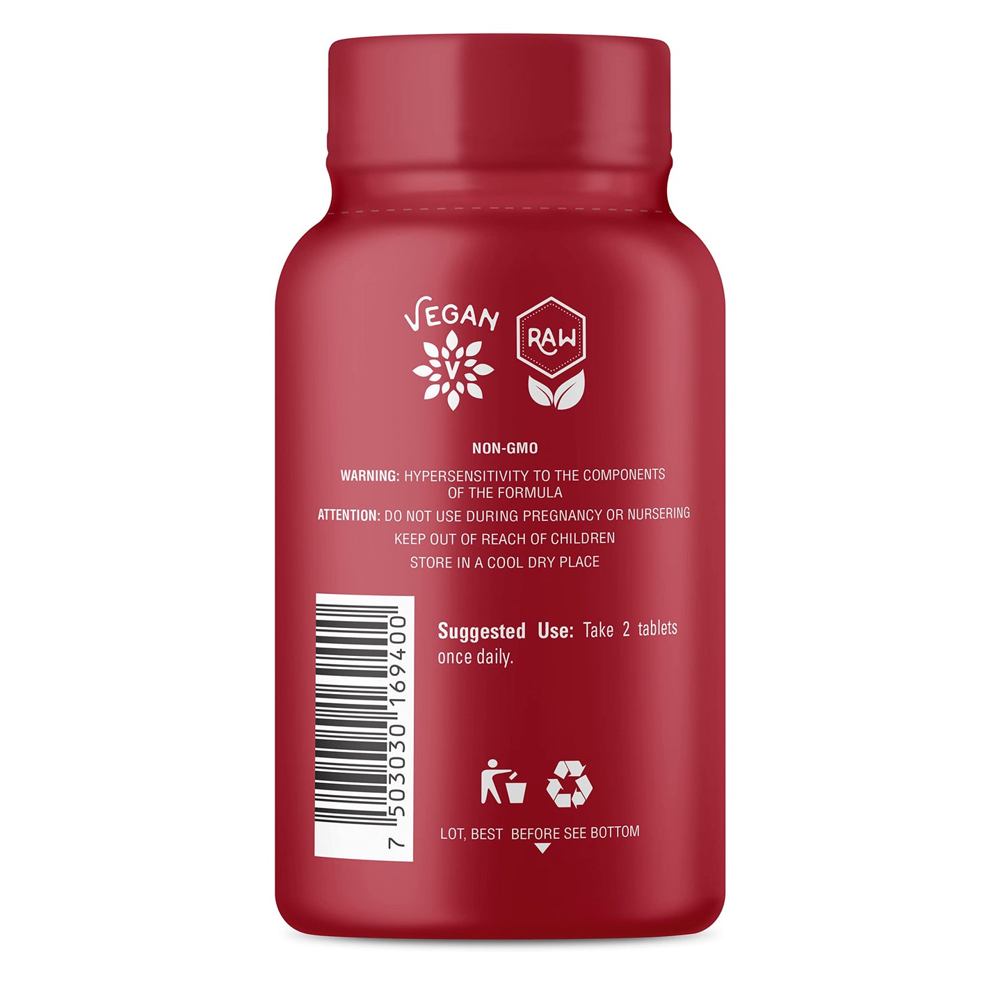 OS Organic Side Beetroot & Carrot Tablets 90 Count
